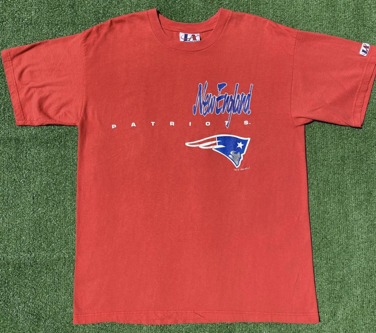Logo Athletic Vintage 1994 New England Patriots Double Sided T-shirt Large Size US L / EU 52-54 / 3 - 1 Thumbnail