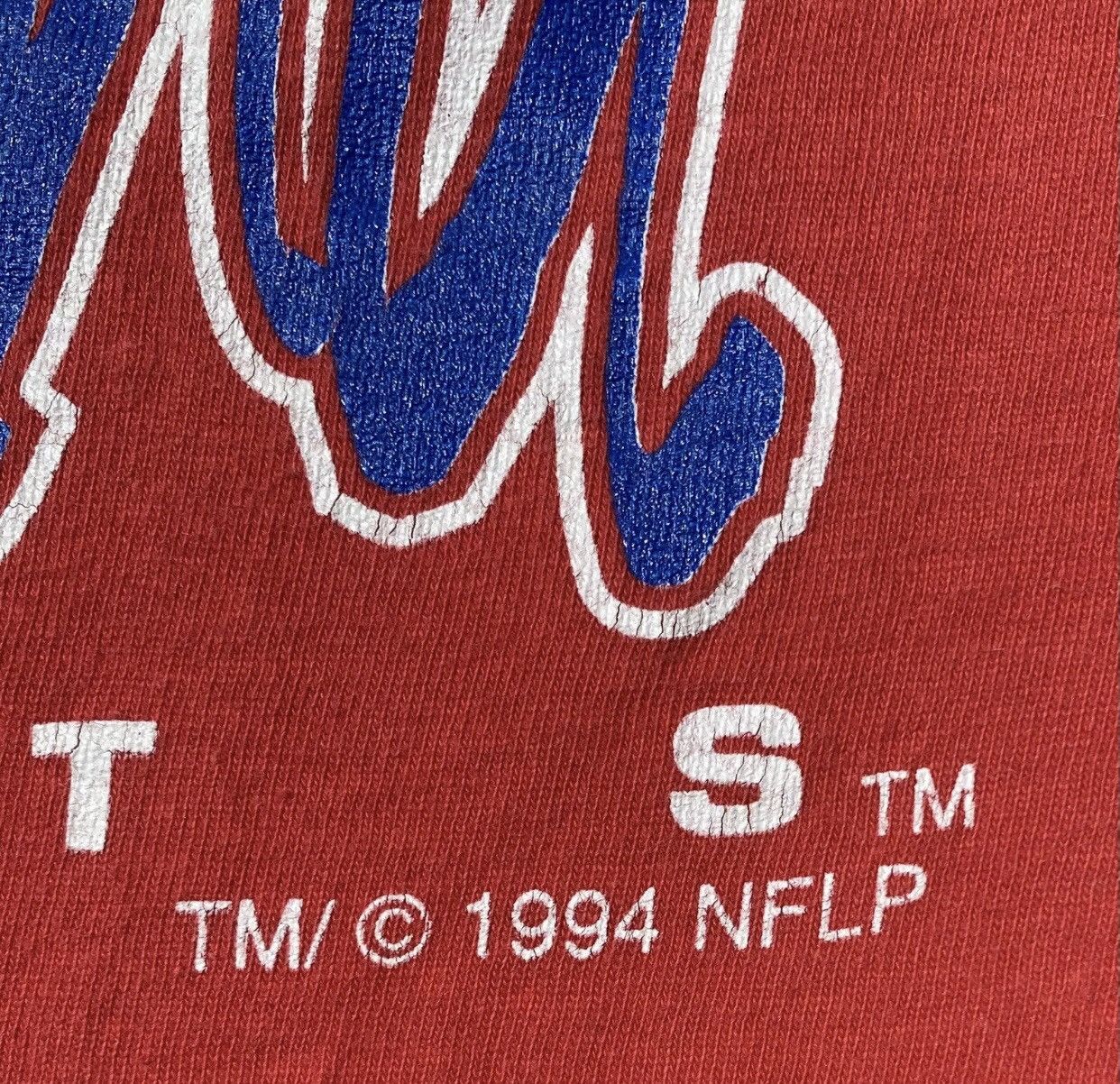 Logo Athletic Vintage 1994 New England Patriots Double Sided T-shirt Large Size US L / EU 52-54 / 3 - 9 Thumbnail