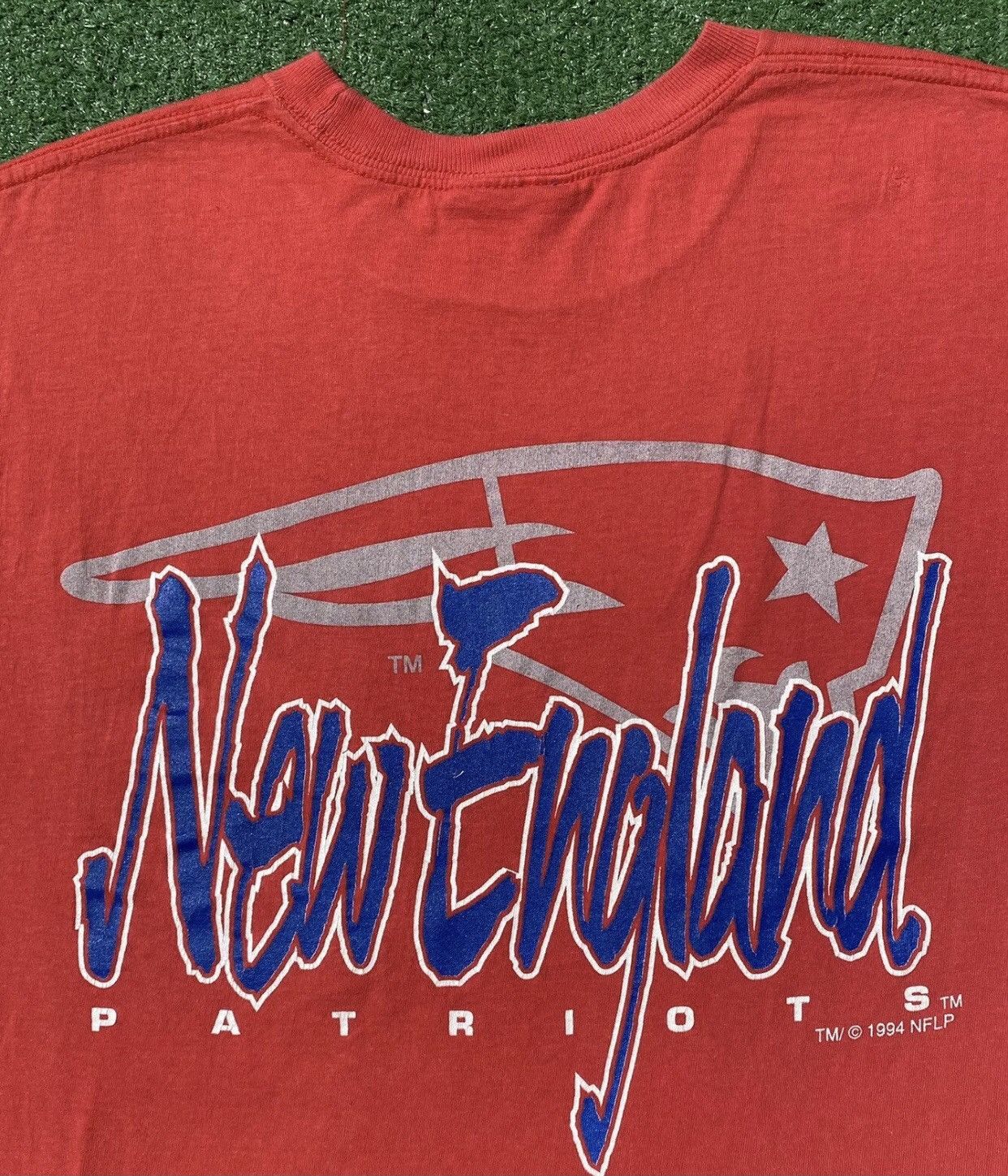 Logo Athletic Vintage 1994 New England Patriots Double Sided T-shirt Large Size US L / EU 52-54 / 3 - 8 Thumbnail