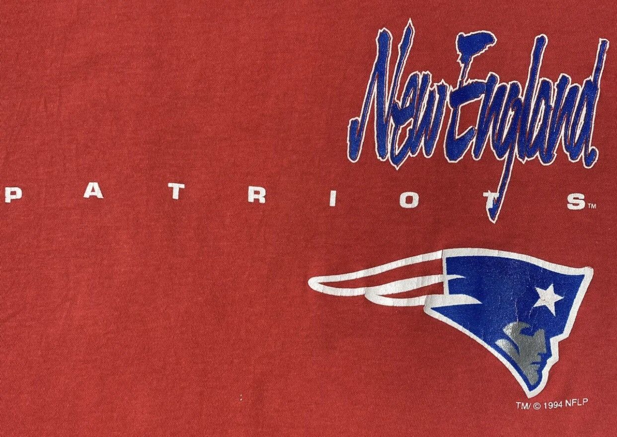 Logo Athletic Vintage 1994 New England Patriots Double Sided T-shirt Large Size US L / EU 52-54 / 3 - 3 Thumbnail