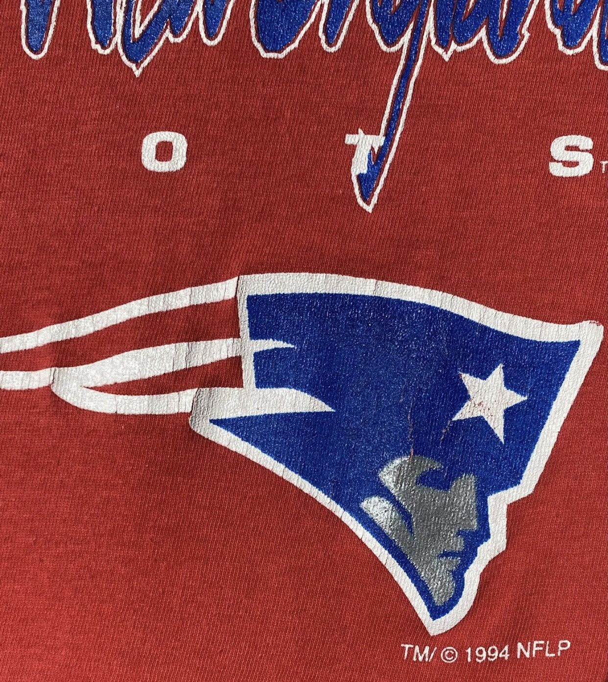 Logo Athletic Vintage 1994 New England Patriots Double Sided T-shirt Large Size US L / EU 52-54 / 3 - 10 Thumbnail