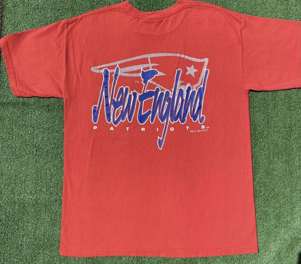 Logo Athletic Vintage 1994 New England Patriots Double Sided T-shirt Large Size US L / EU 52-54 / 3 - 6 Thumbnail