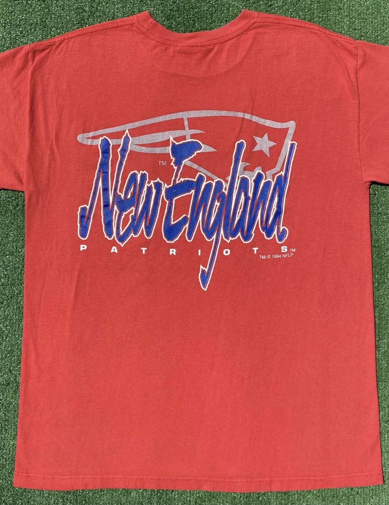 Logo Athletic Vintage 1994 New England Patriots Double Sided T-shirt Large Size US L / EU 52-54 / 3 - 7 Thumbnail