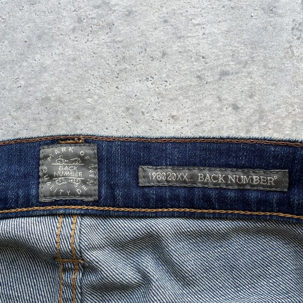 Japanese Brand W32x31.5🔥 Vintage Back Number Faded Denim Jeans Pants Size US 32 / EU 48 - 9 Thumbnail