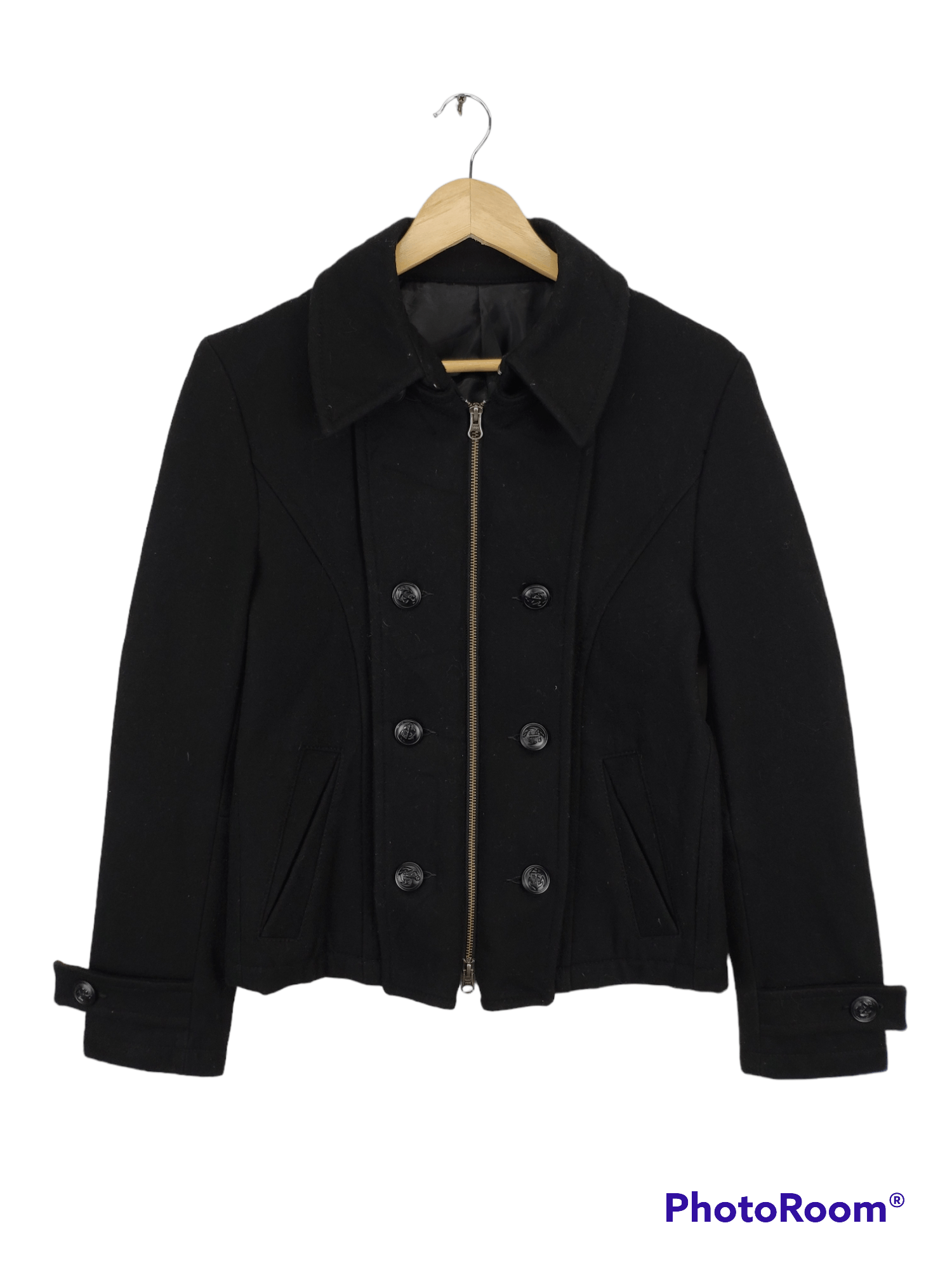 Japanese Brand × PPFM × Seditionaries Vintage PPFM Jacket Double Breast Wool Jacket Size US S / EU 44-46 / 1 - 1 Thumbnail