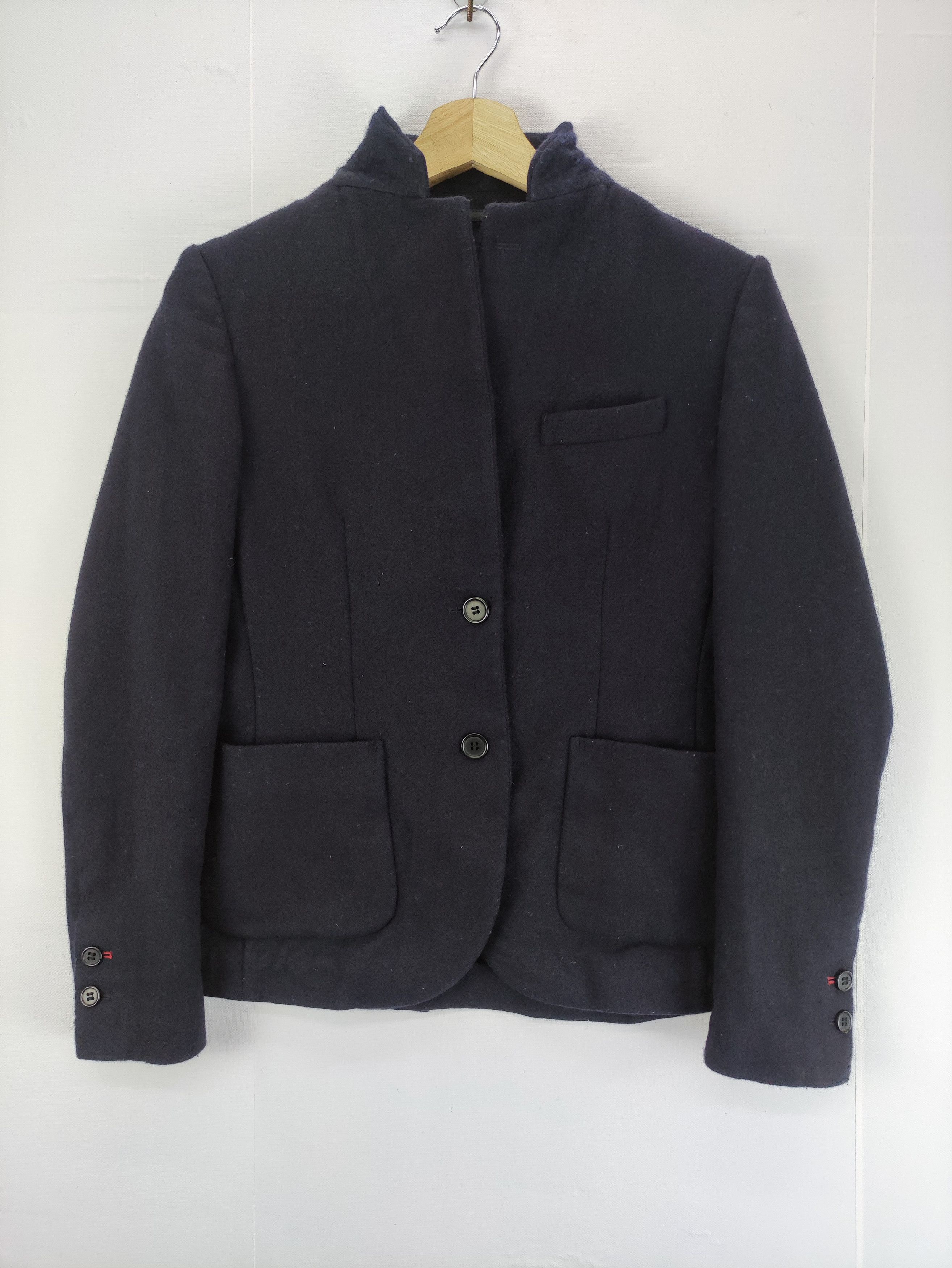 image of Uniqlo X Ines De La Fressange Blazer Coat Jacket in Black, Women's (Size XS)