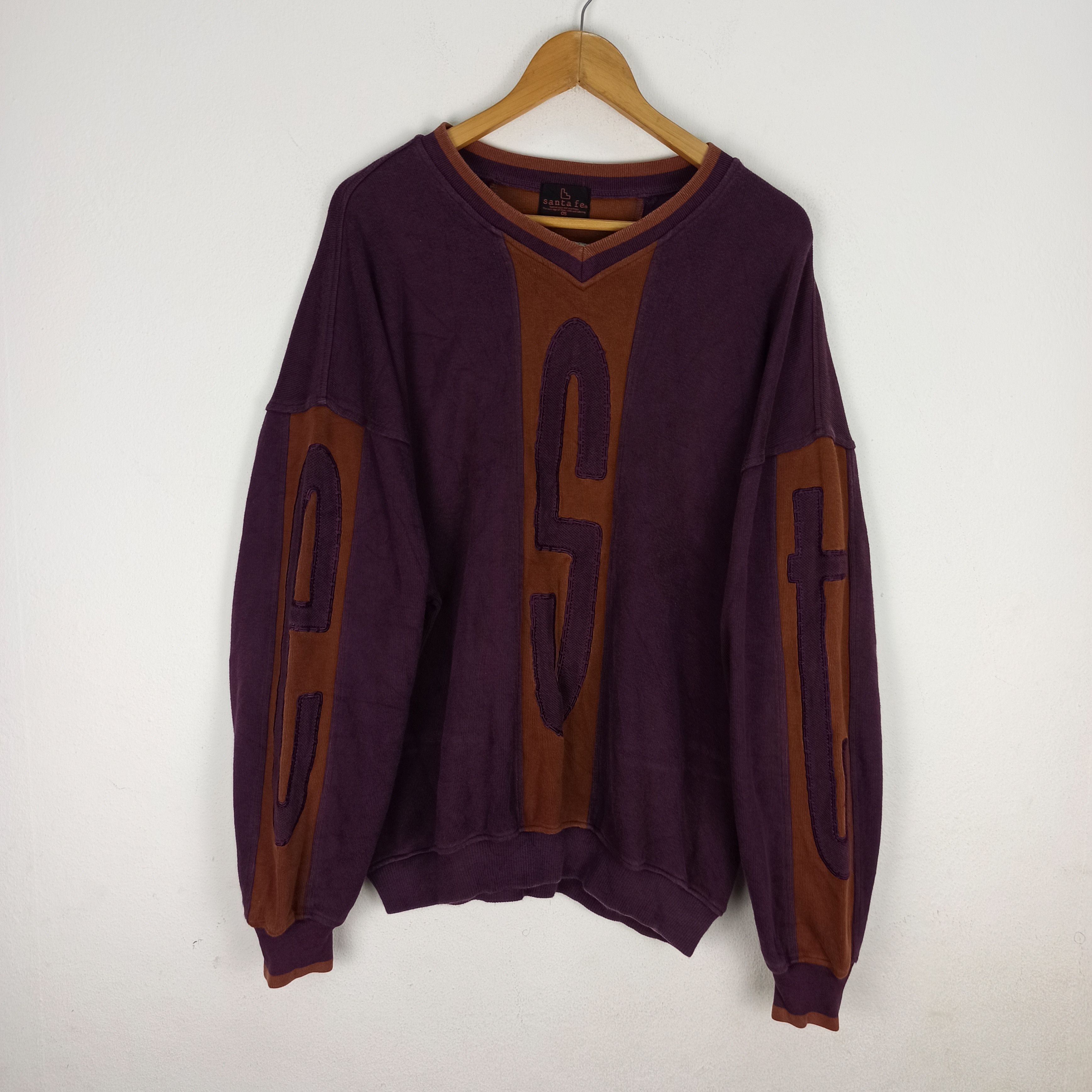 Japanese Brand 🔥Rare🔥 Santa Fe Sweatshirt Crewneck Embroidered Big Logo Size US L / EU 52-54 / 3 - 1 Thumbnail