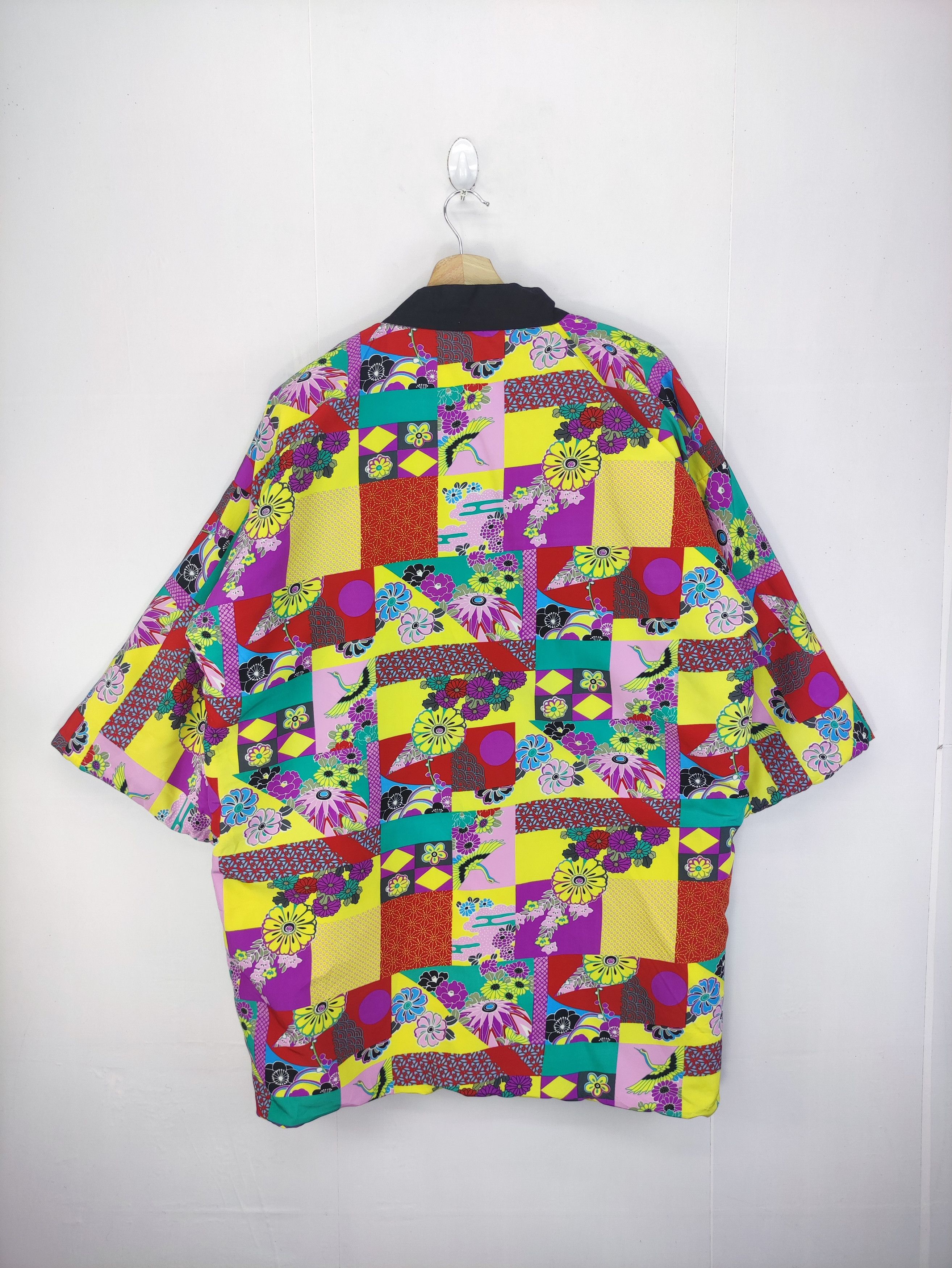 Japanese Brand Vintage Cardigan Kimono Full Print Reversible Size US L / EU 52-54 / 3 - 5 Thumbnail