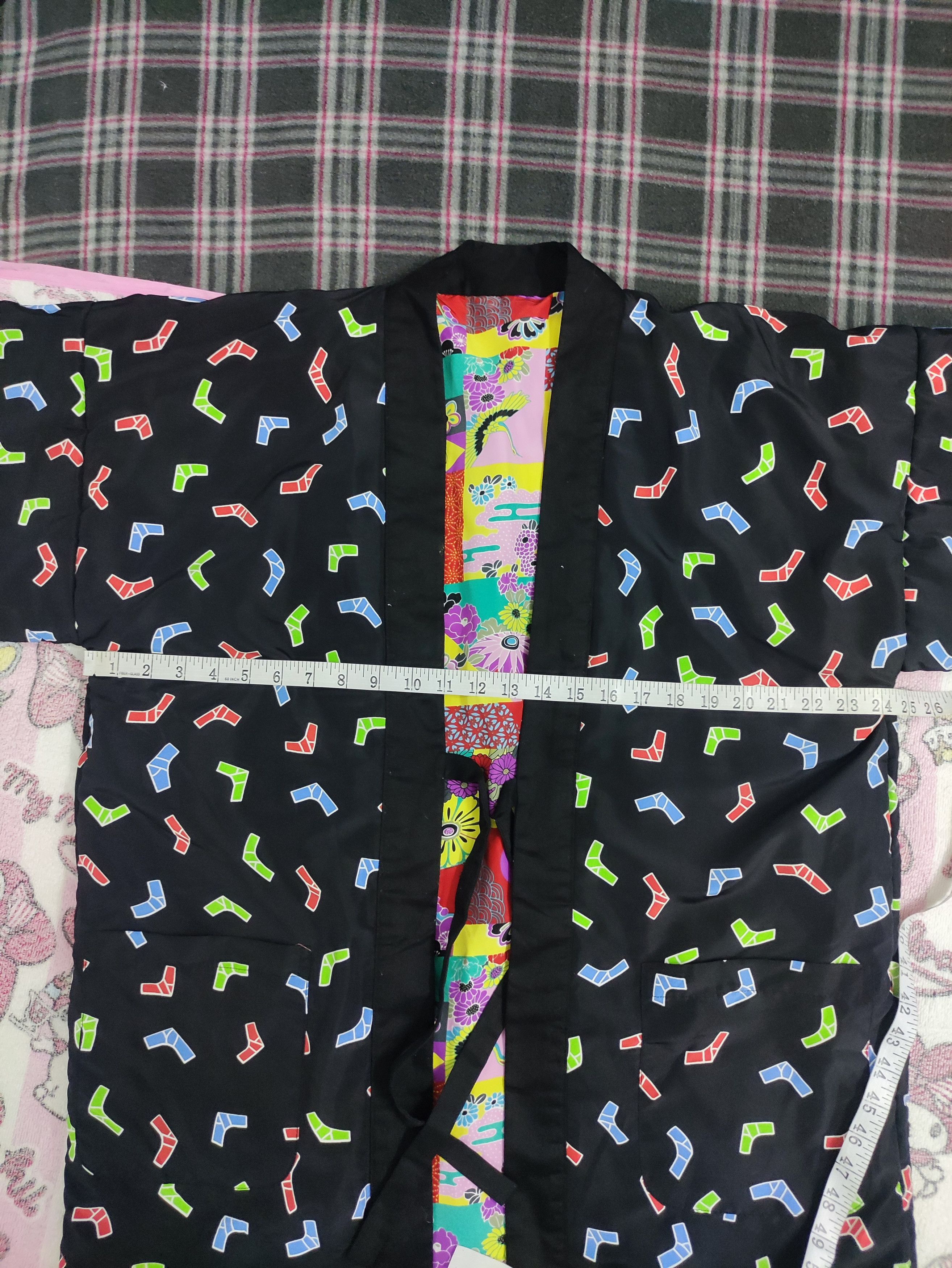 Japanese Brand Vintage Cardigan Kimono Full Print Reversible Size US L / EU 52-54 / 3 - 8 Thumbnail
