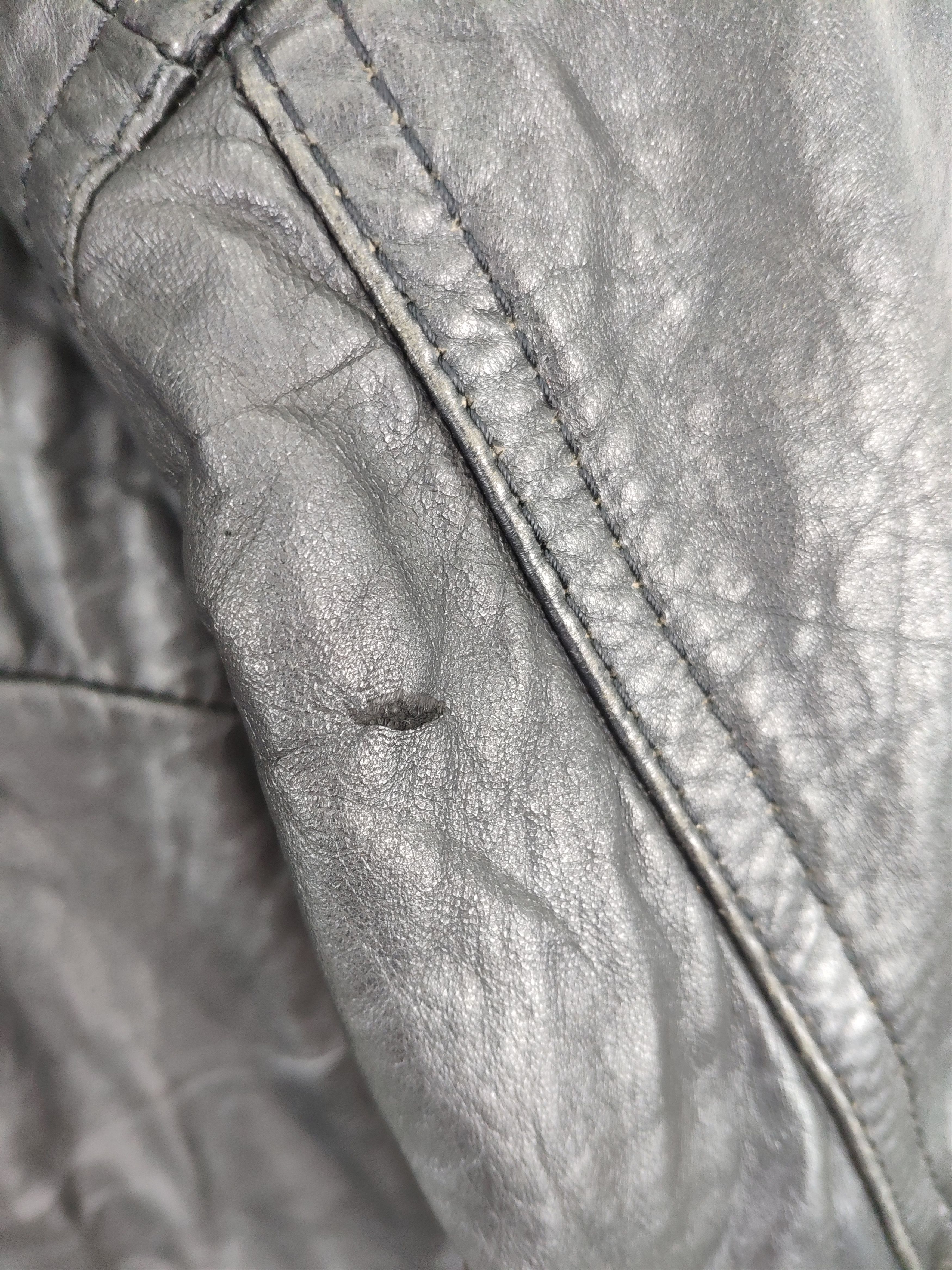 Japanese Brand × Vintage Vintage Leather Jacket Issey Miyake Style Unbranded Size US M / EU 48-50 / 2 - 15 Thumbnail