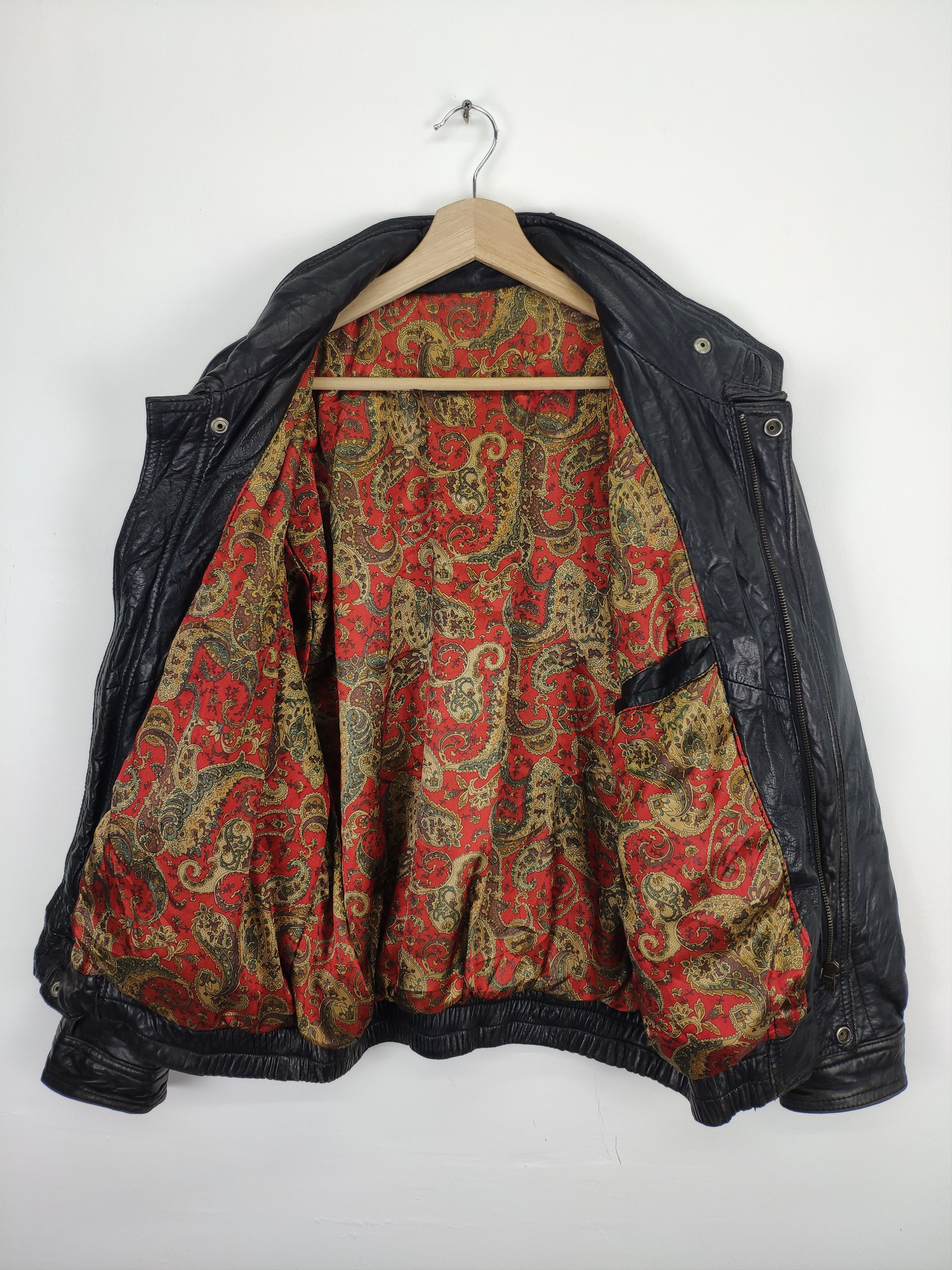 Japanese Brand × Vintage Vintage Leather Jacket Issey Miyake Style Unbranded Size US M / EU 48-50 / 2 - 4 Thumbnail