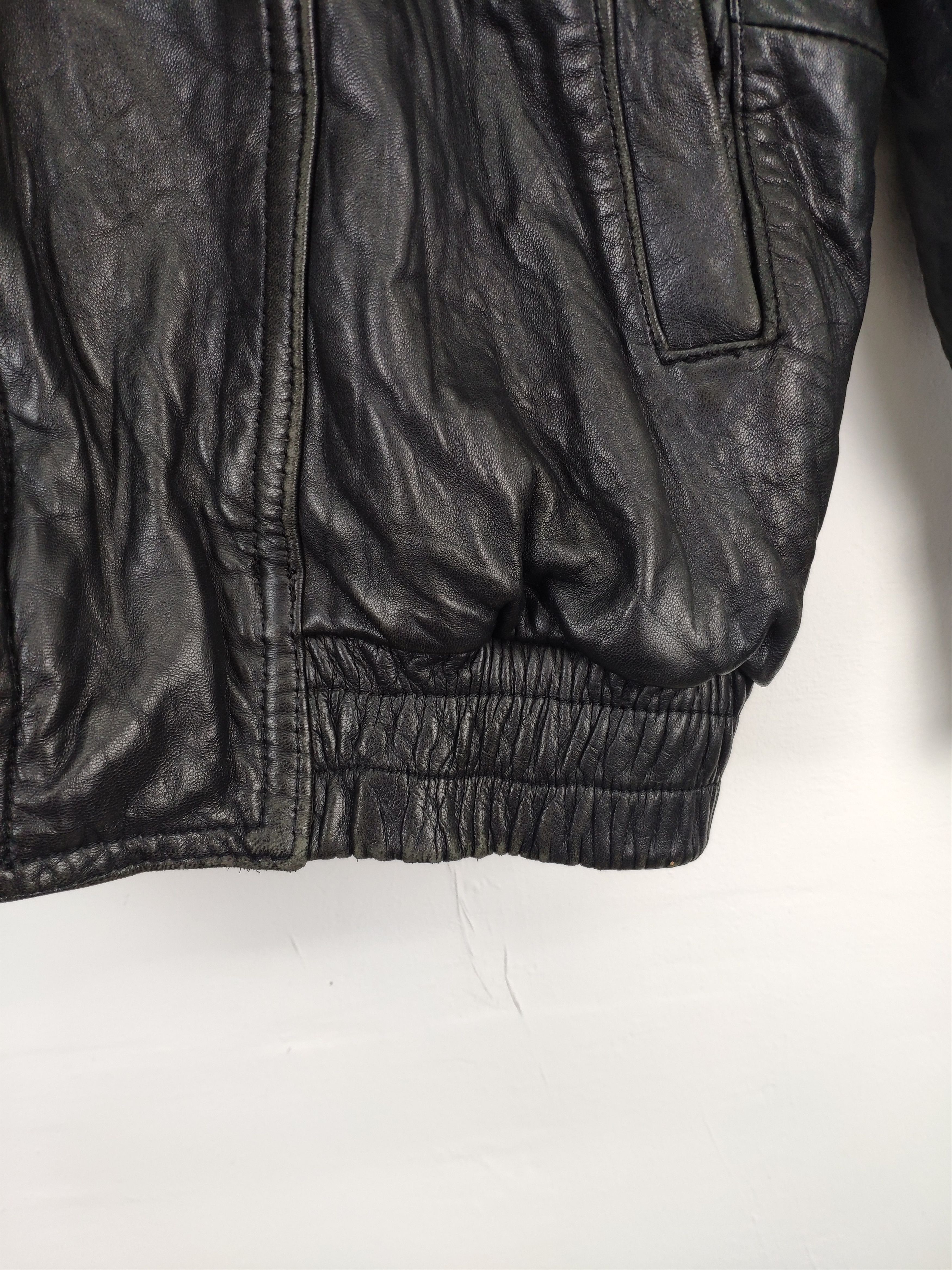 Japanese Brand × Vintage Vintage Leather Jacket Issey Miyake Style Unbranded Size US M / EU 48-50 / 2 - 7 Thumbnail