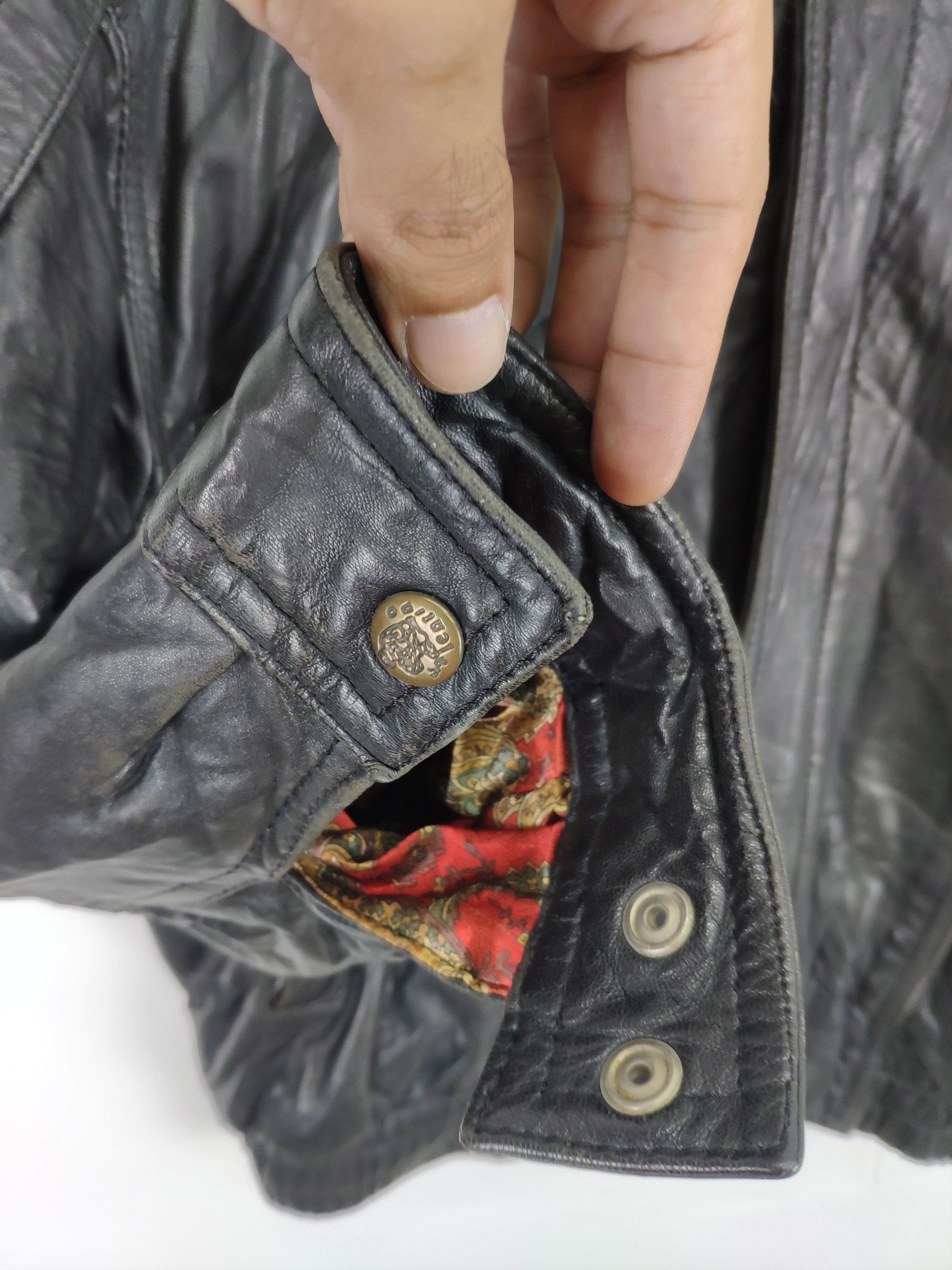 Japanese Brand × Vintage Vintage Leather Jacket Issey Miyake Style Unbranded Size US M / EU 48-50 / 2 - 6 Thumbnail