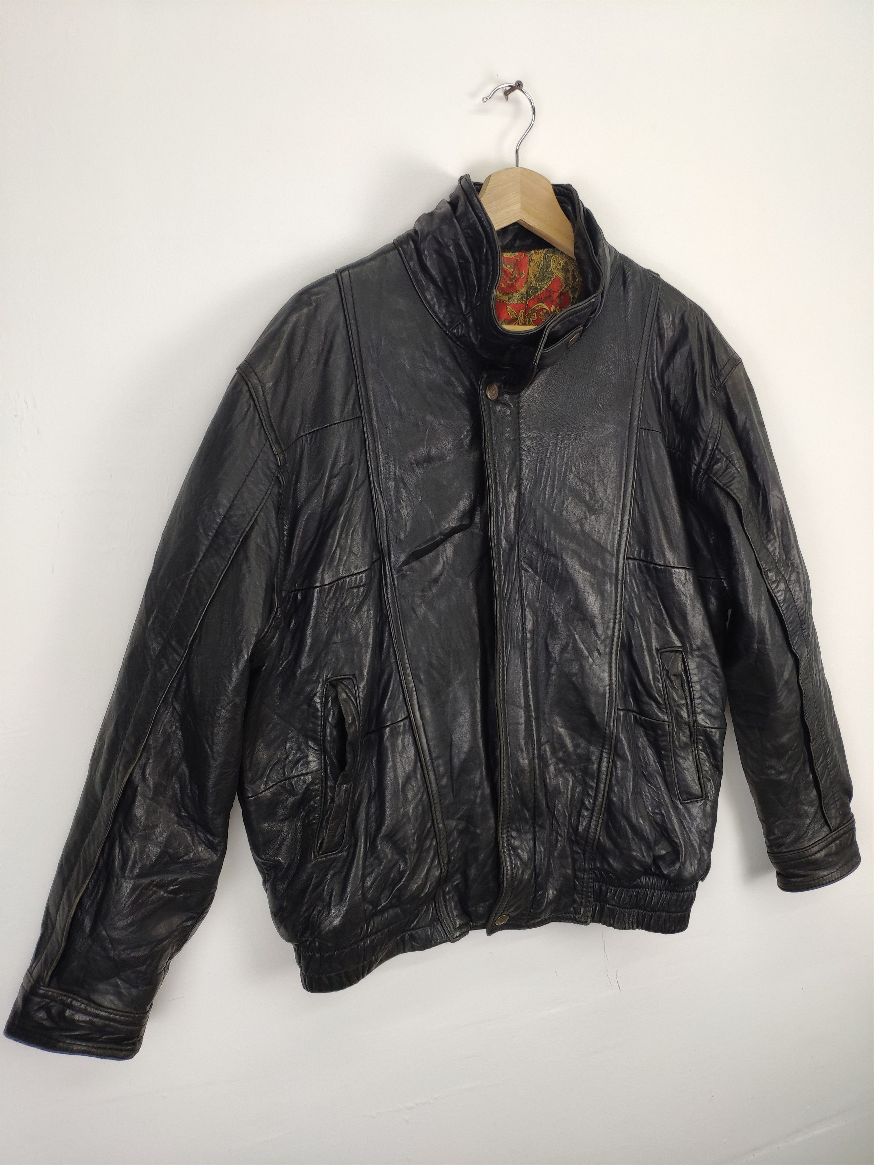 Japanese Brand × Vintage Vintage Leather Jacket Issey Miyake Style Unbranded Size US M / EU 48-50 / 2 - 3 Thumbnail