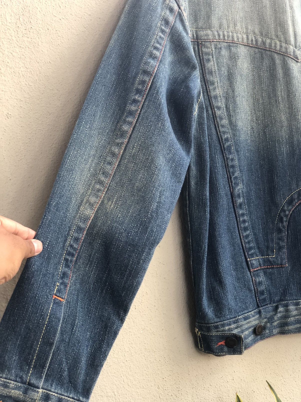 True Religion Japanese real crush Denim Jacket Distressed Size US M / EU 48-50 / 2 - 10 Thumbnail