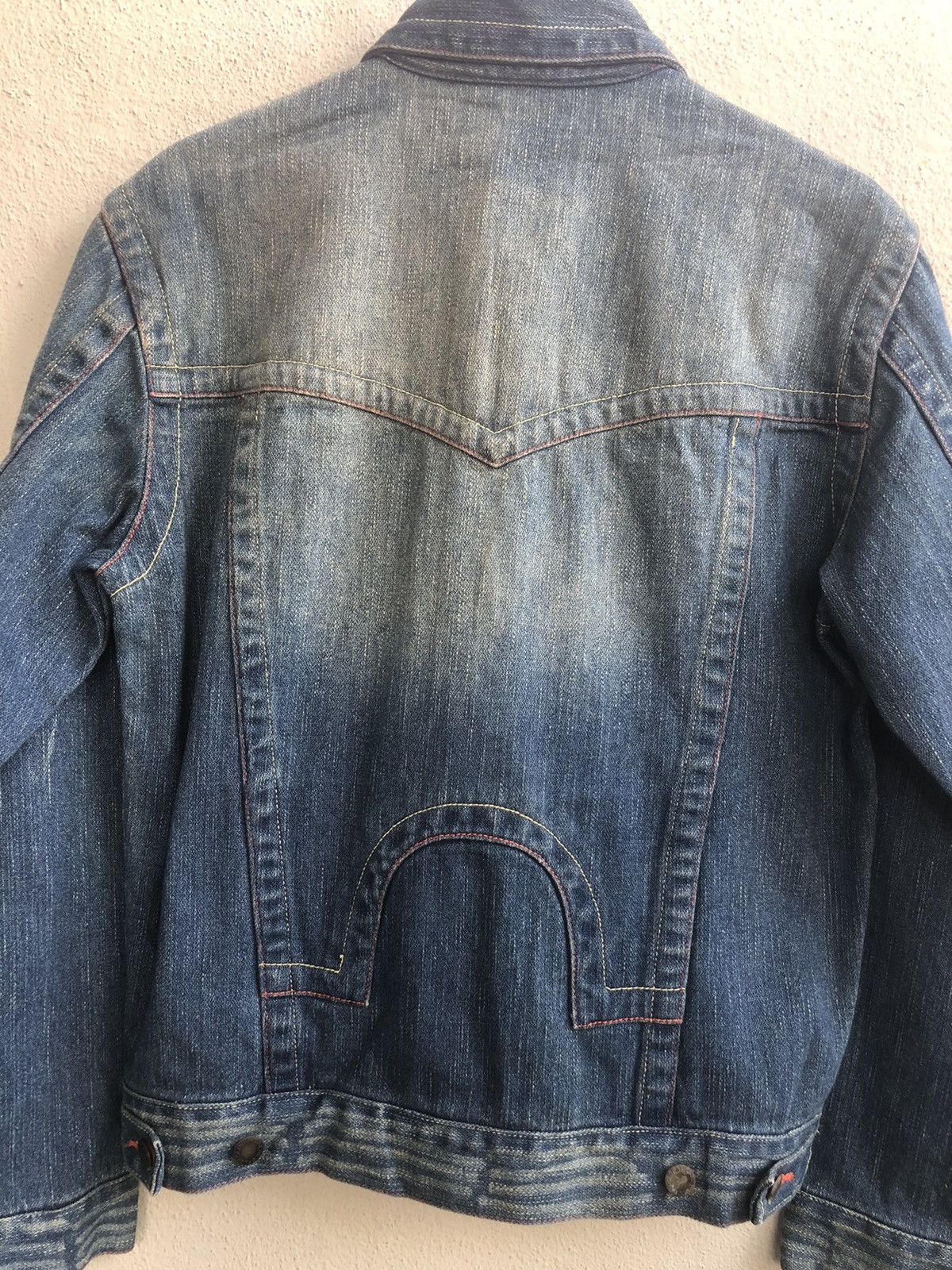True Religion Japanese real crush Denim Jacket Distressed Size US M / EU 48-50 / 2 - 9 Thumbnail
