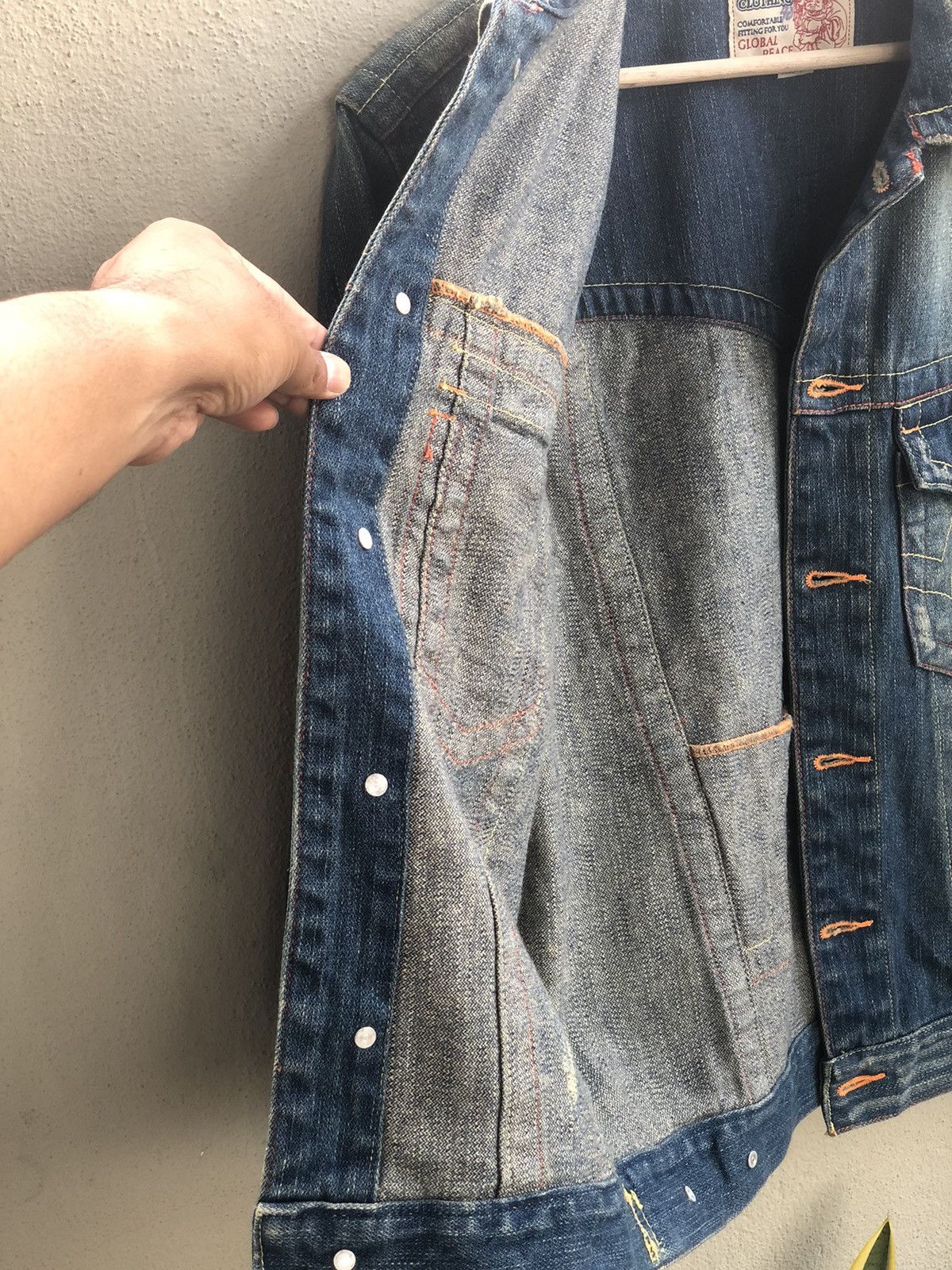 True Religion Japanese real crush Denim Jacket Distressed Size US M / EU 48-50 / 2 - 7 Thumbnail