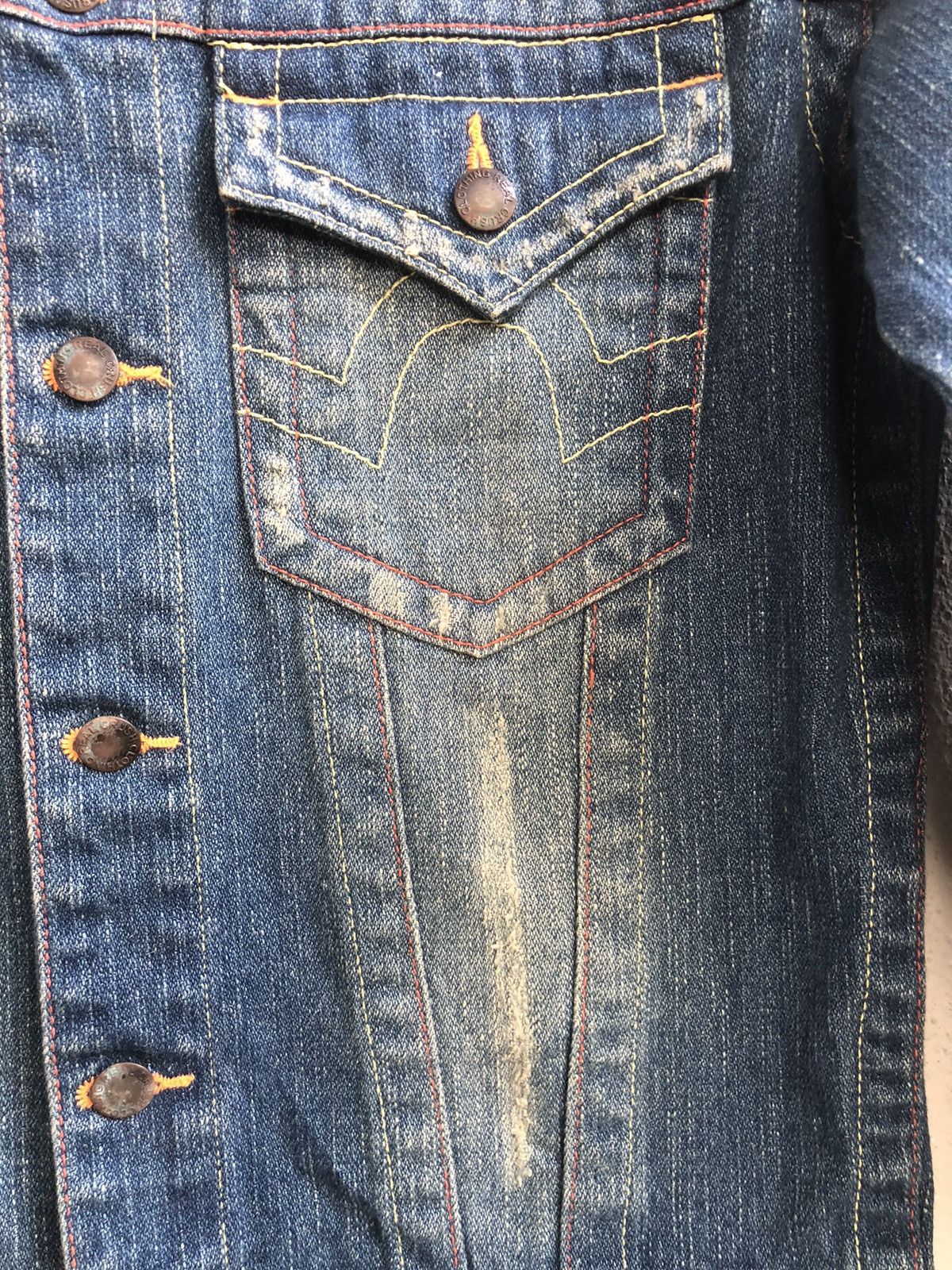 True Religion Japanese real crush Denim Jacket Distressed Size US M / EU 48-50 / 2 - 16 Thumbnail