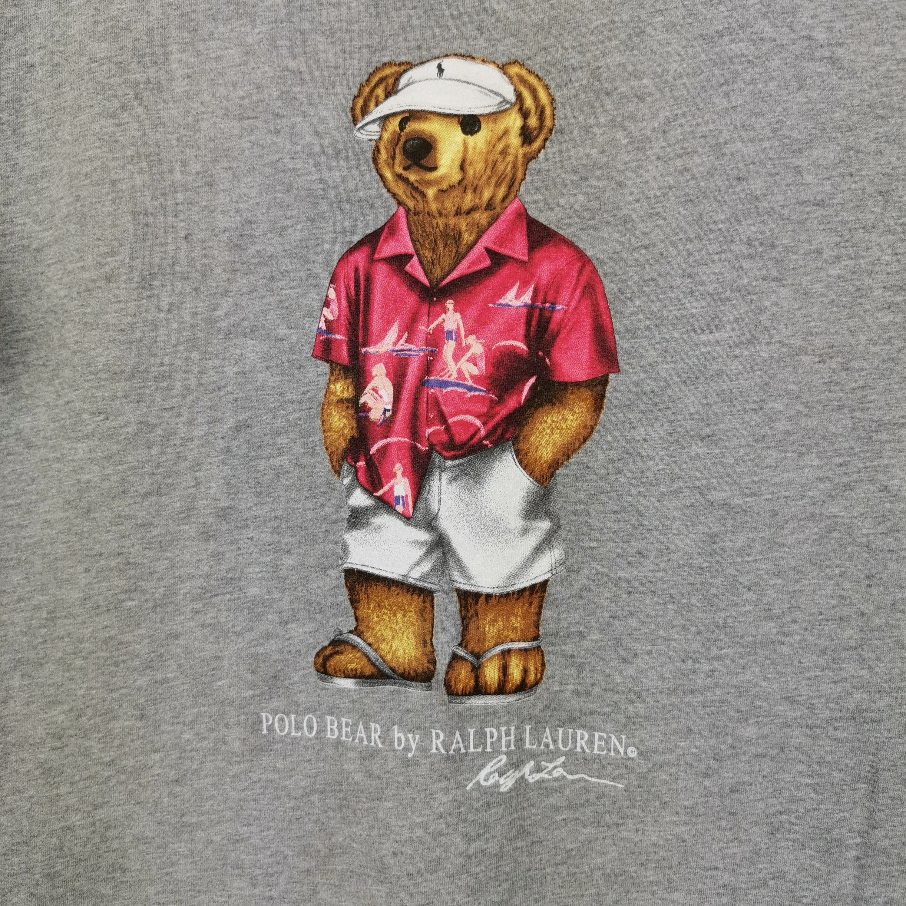 Polo Ralph Lauren Vintage Polo Bear by Ralph Lauren T-Shirt Hawaii Tees Size US M / EU 48-50 / 2 - 3 Thumbnail