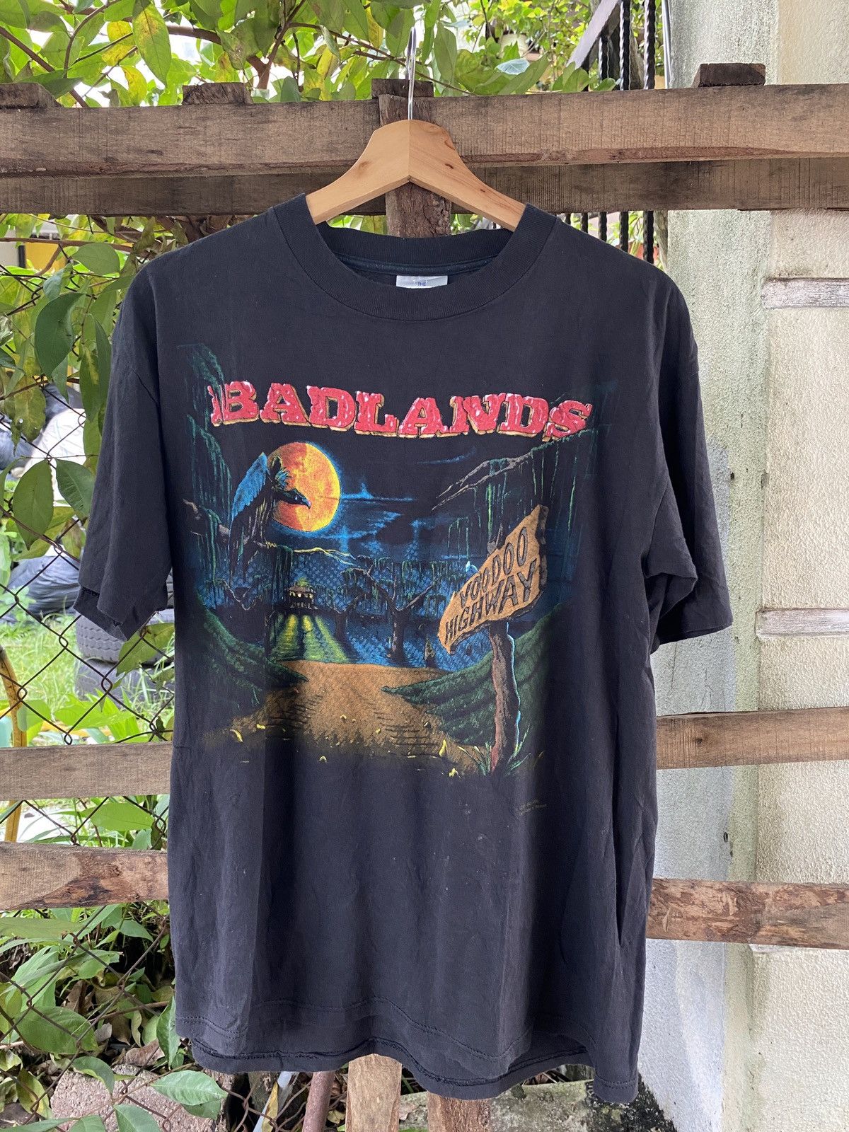 Vintage Vintage 90s Badlands Voodoo Highway Band Tees | Grailed