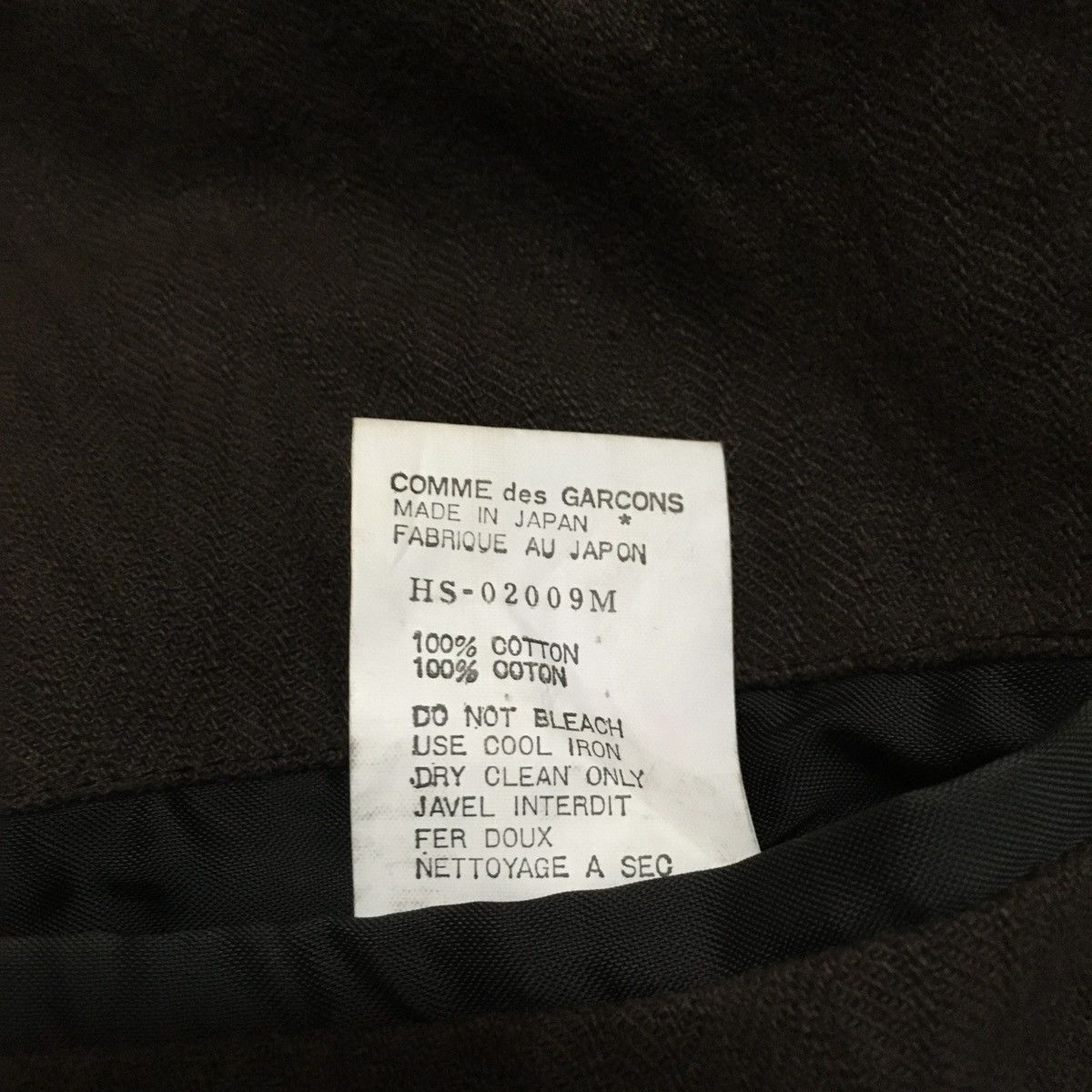 Comme des Garcons Homme Plus Vintage Japanese Brand Comme Des Garcons Homme Jacket 1990s Size US M / EU 48-50 / 2 - 8 Thumbnail