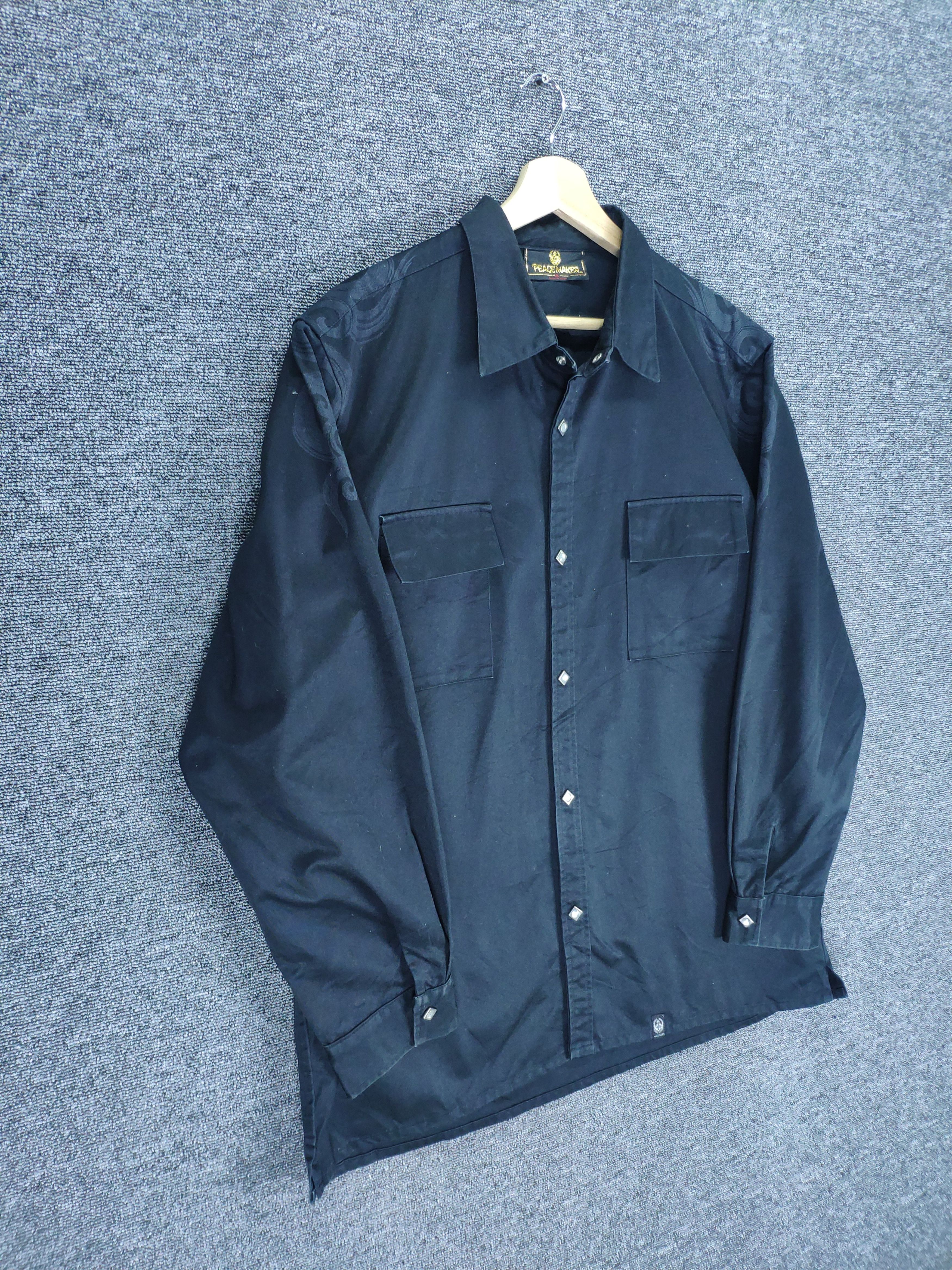 Japanese Brand × Vintage Vintage Japanese Peace Maker Shirt Button Up Size US L / EU 52-54 / 3 - 10 Thumbnail