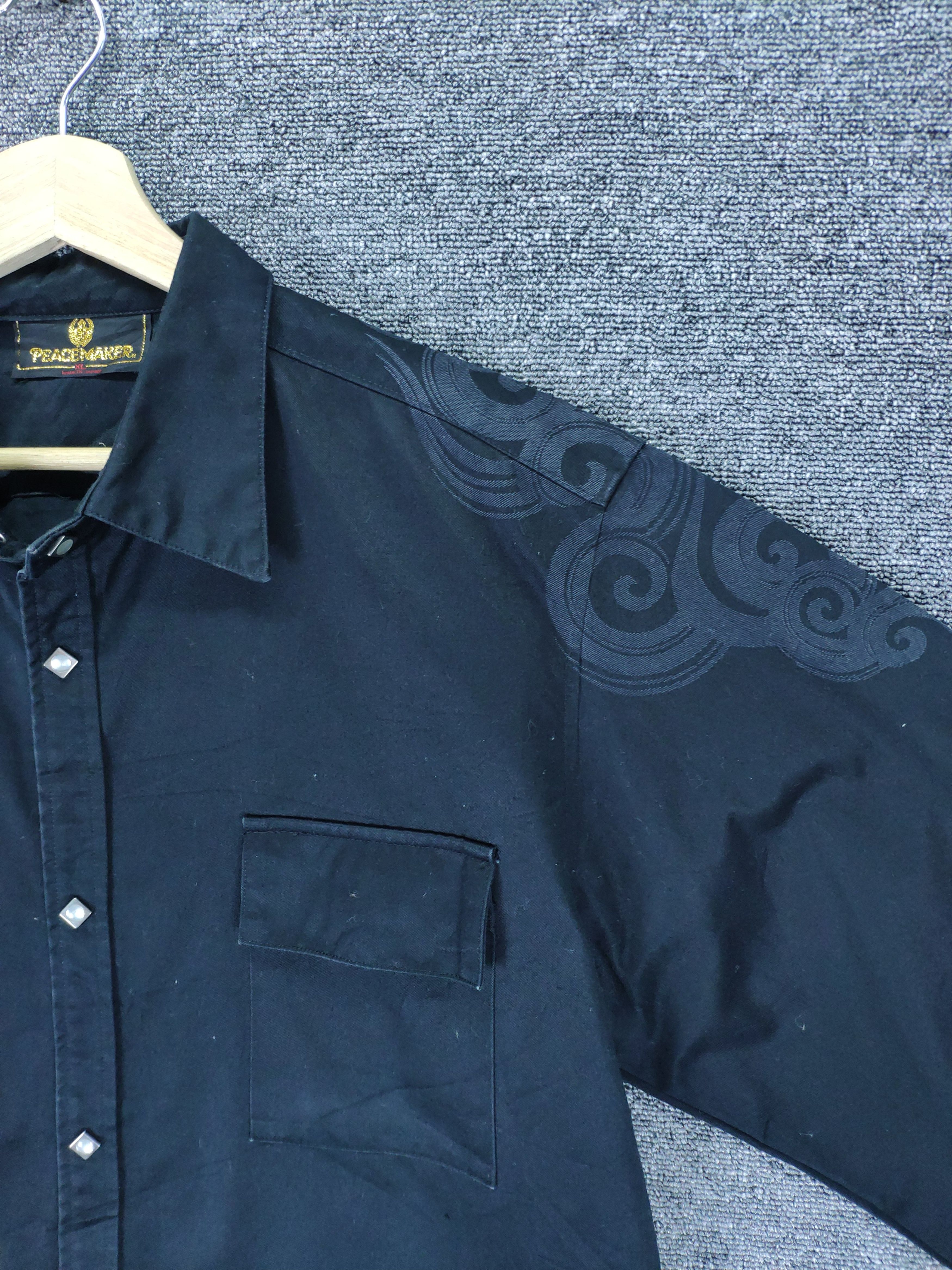 Japanese Brand × Vintage Vintage Japanese Peace Maker Shirt Button Up Size US L / EU 52-54 / 3 - 8 Thumbnail