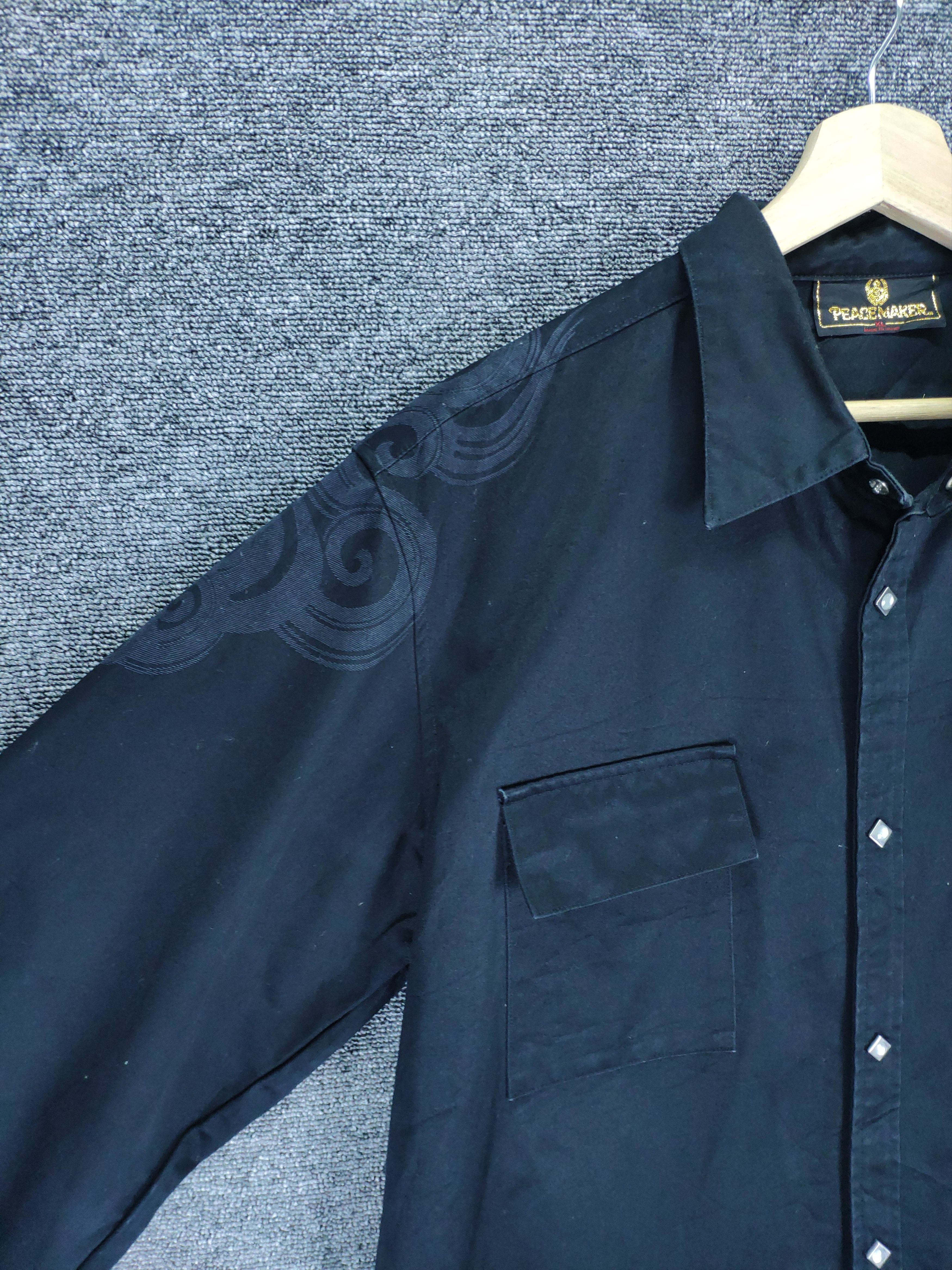 Japanese Brand × Vintage Vintage Japanese Peace Maker Shirt Button Up Size US L / EU 52-54 / 3 - 7 Thumbnail