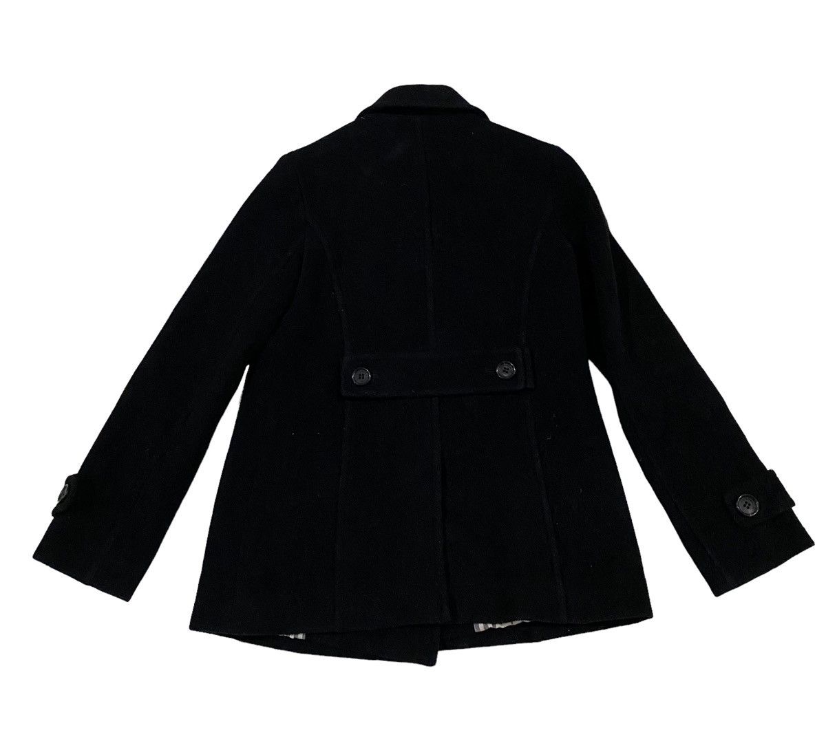 Burberry Burberry London novacheck inside Wool Cashmere wool pea coat Size M / US 6-8 / IT 42-44 - 6 Thumbnail