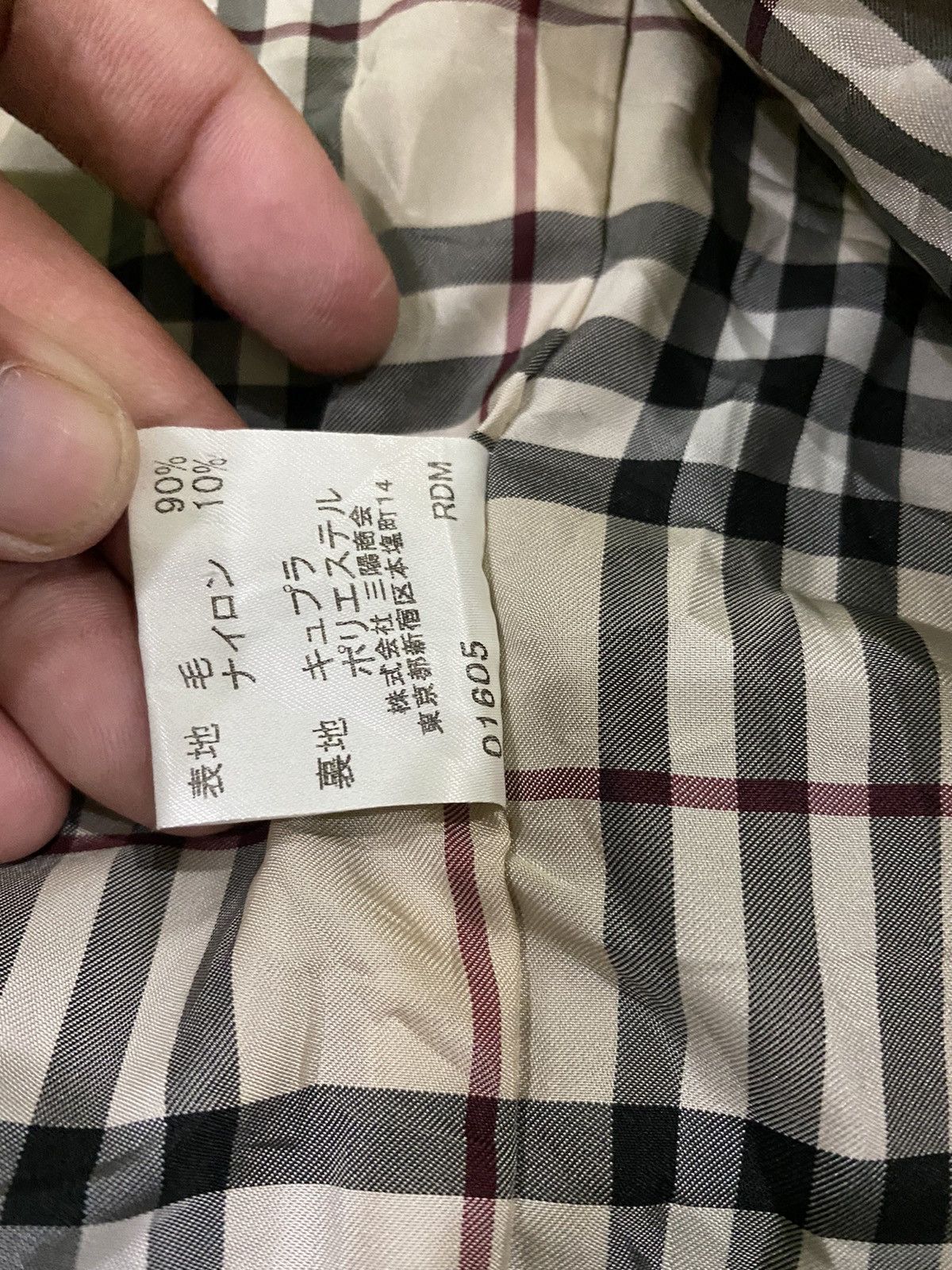 Burberry Burberry London novacheck inside Wool Cashmere wool pea coat Size M / US 6-8 / IT 42-44 - 18 Thumbnail