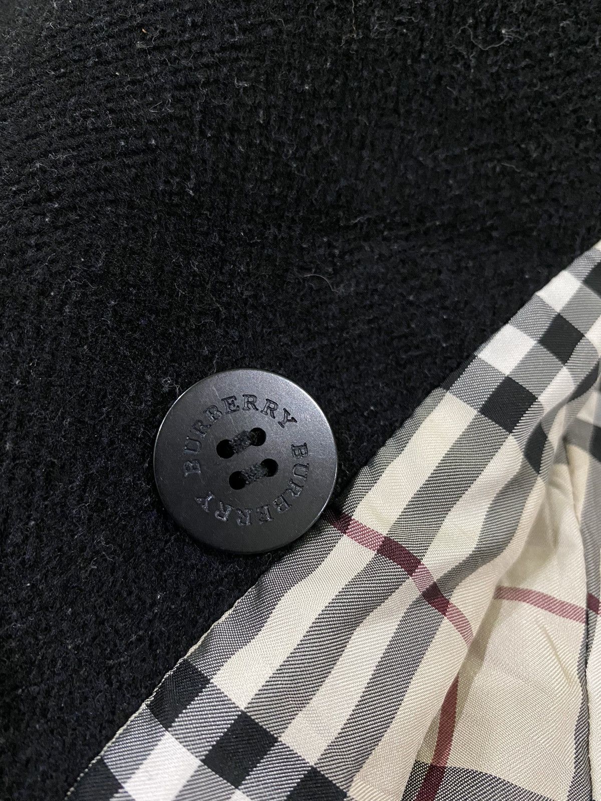 Burberry Burberry London novacheck inside Wool Cashmere wool pea coat Size M / US 6-8 / IT 42-44 - 19 Thumbnail