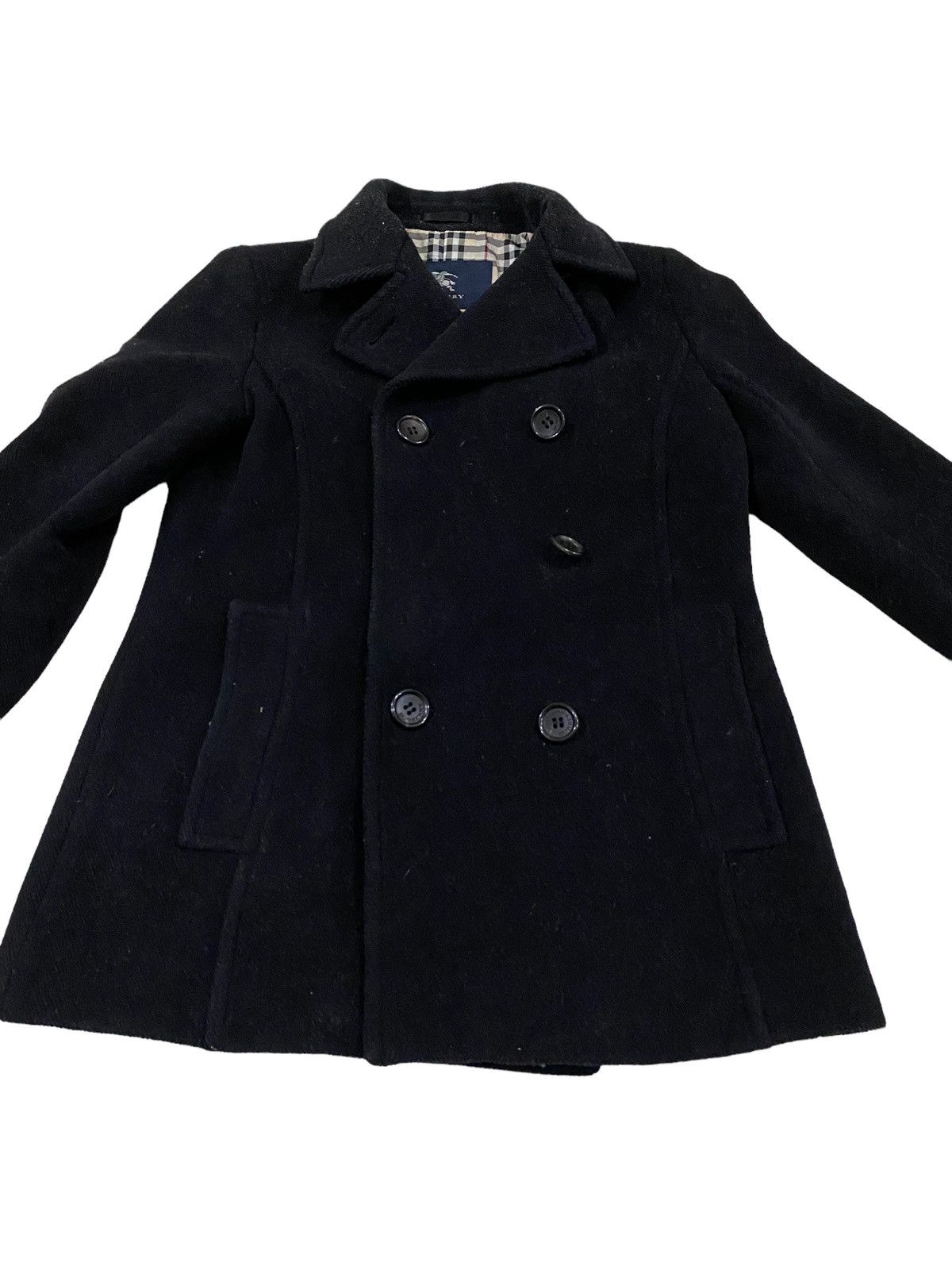 Burberry Burberry London novacheck inside Wool Cashmere wool pea coat Size M / US 6-8 / IT 42-44 - 13 Thumbnail