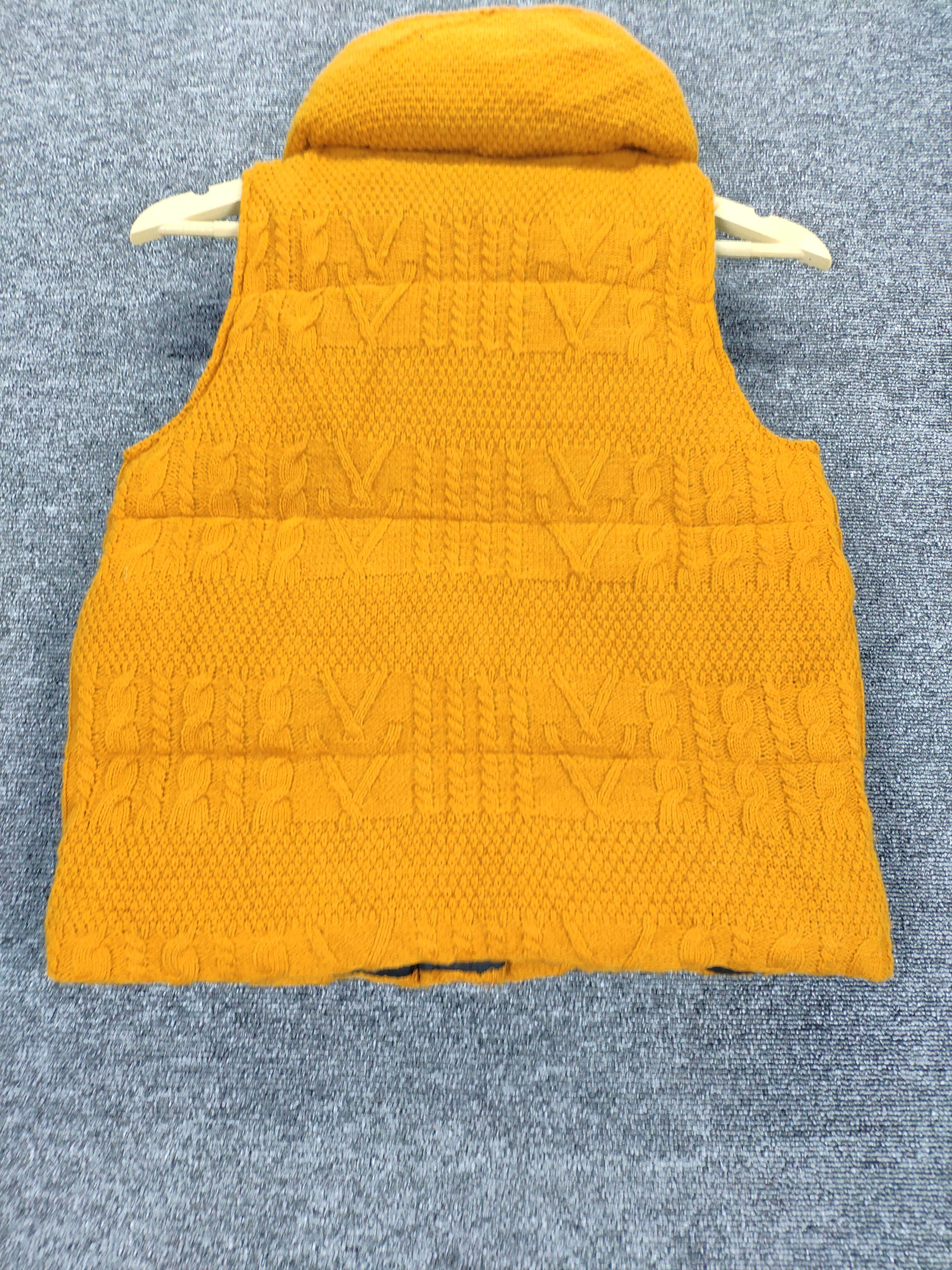 Japanese Brand × Vintage Steal 💥 Vintage Puffer Vest Cable Knit Issey Miyake Style Size US S / EU 44-46 / 1 - 8 Thumbnail