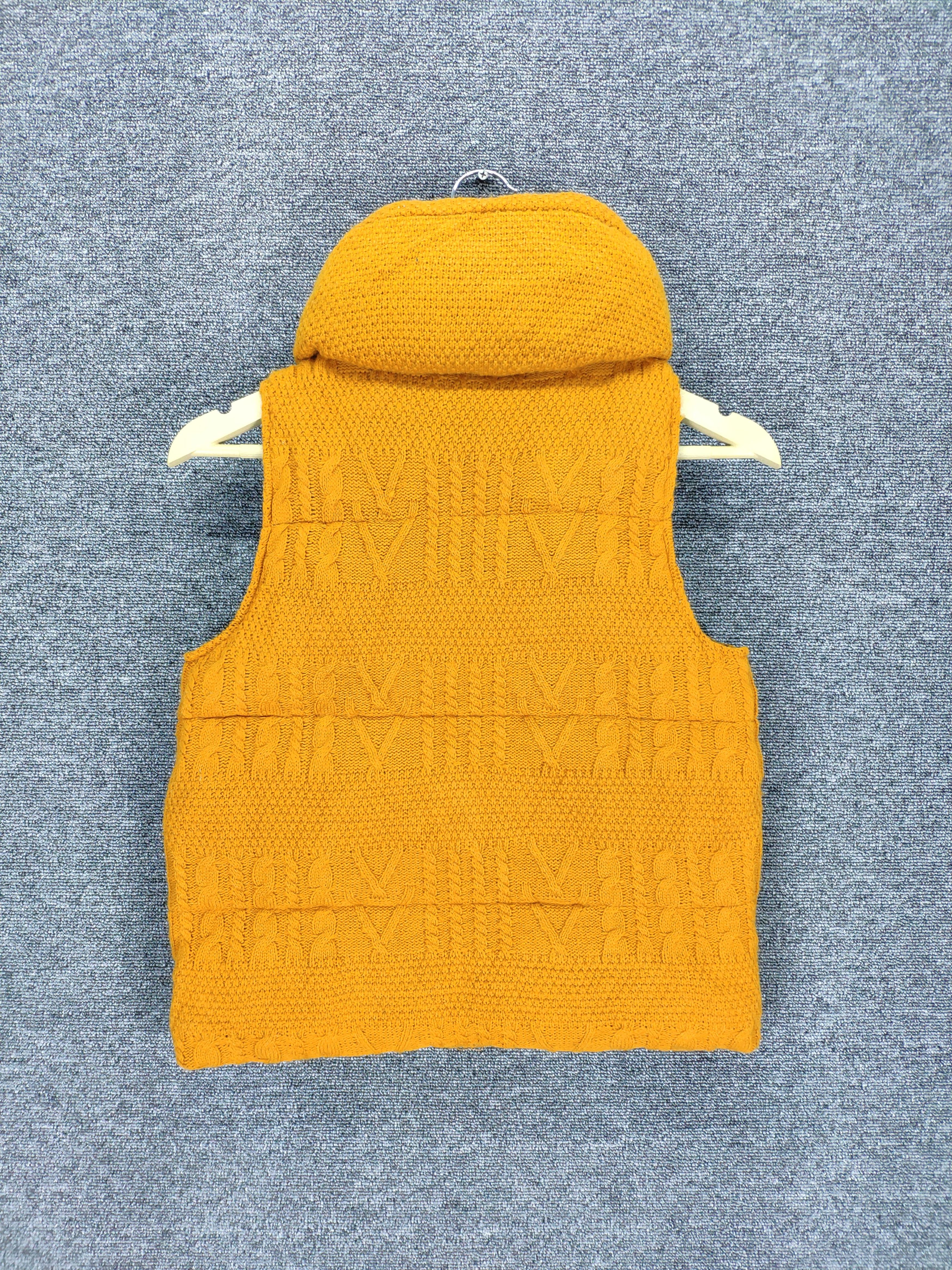 Japanese Brand × Vintage Steal 💥 Vintage Puffer Vest Cable Knit Issey Miyake Style Size US S / EU 44-46 / 1 - 9 Thumbnail