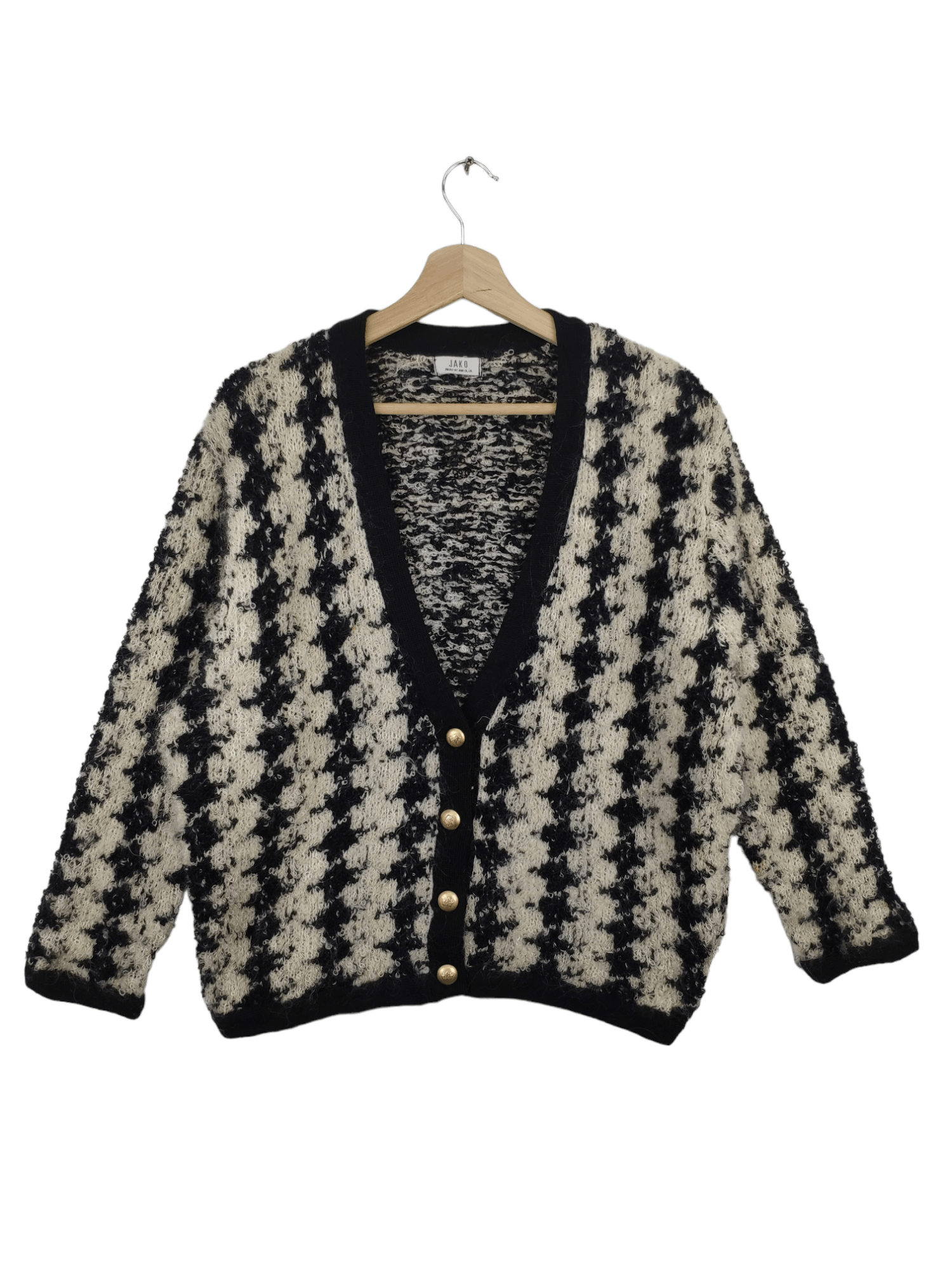 Japanese Brand Fuzzy Mohair Style Cardigan Sweater issey miyake style Size L / US 10 / IT 46 - 1 Thumbnail