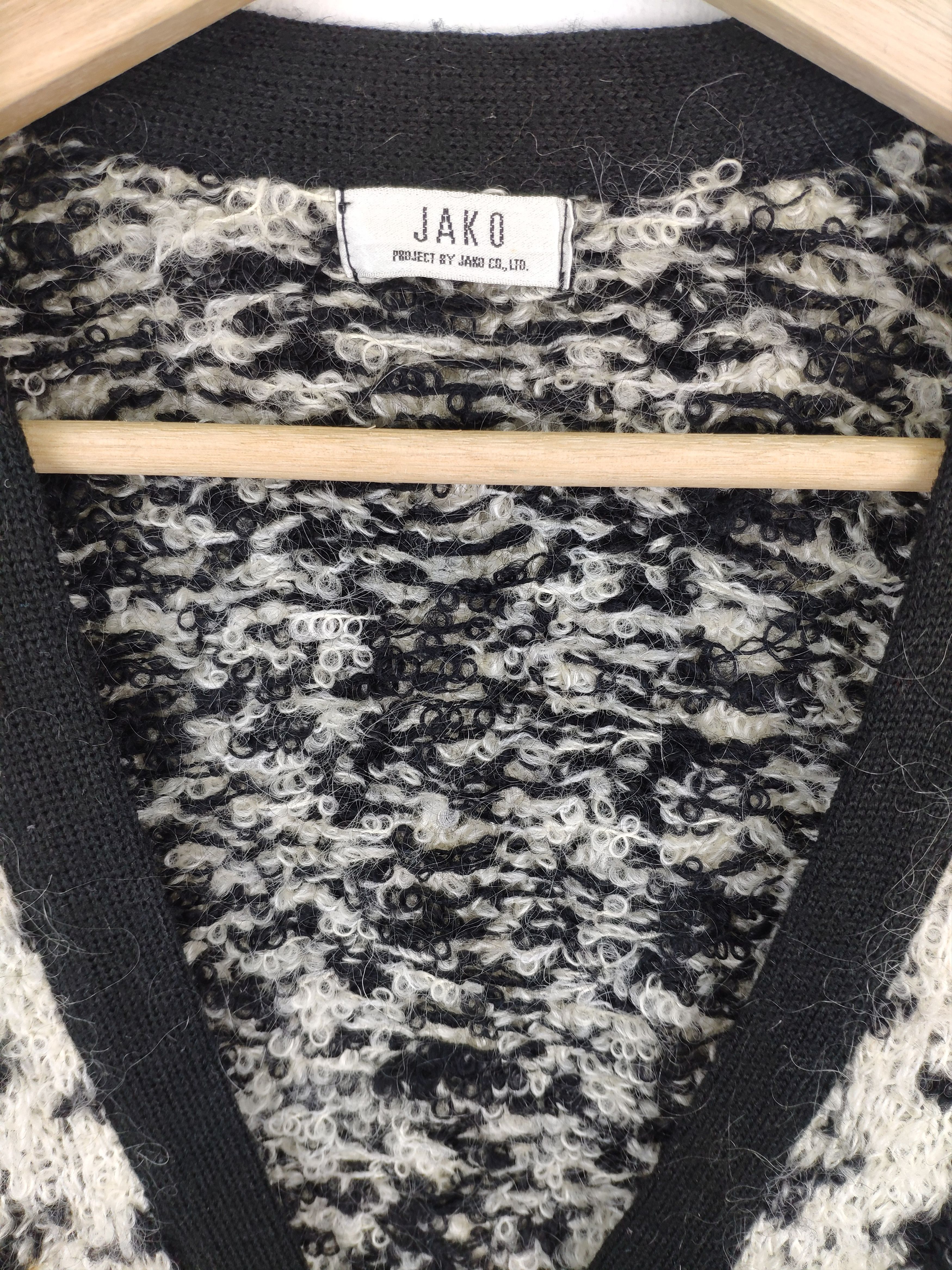 Japanese Brand Fuzzy Mohair Style Cardigan Sweater issey miyake style Size L / US 10 / IT 46 - 3 Thumbnail