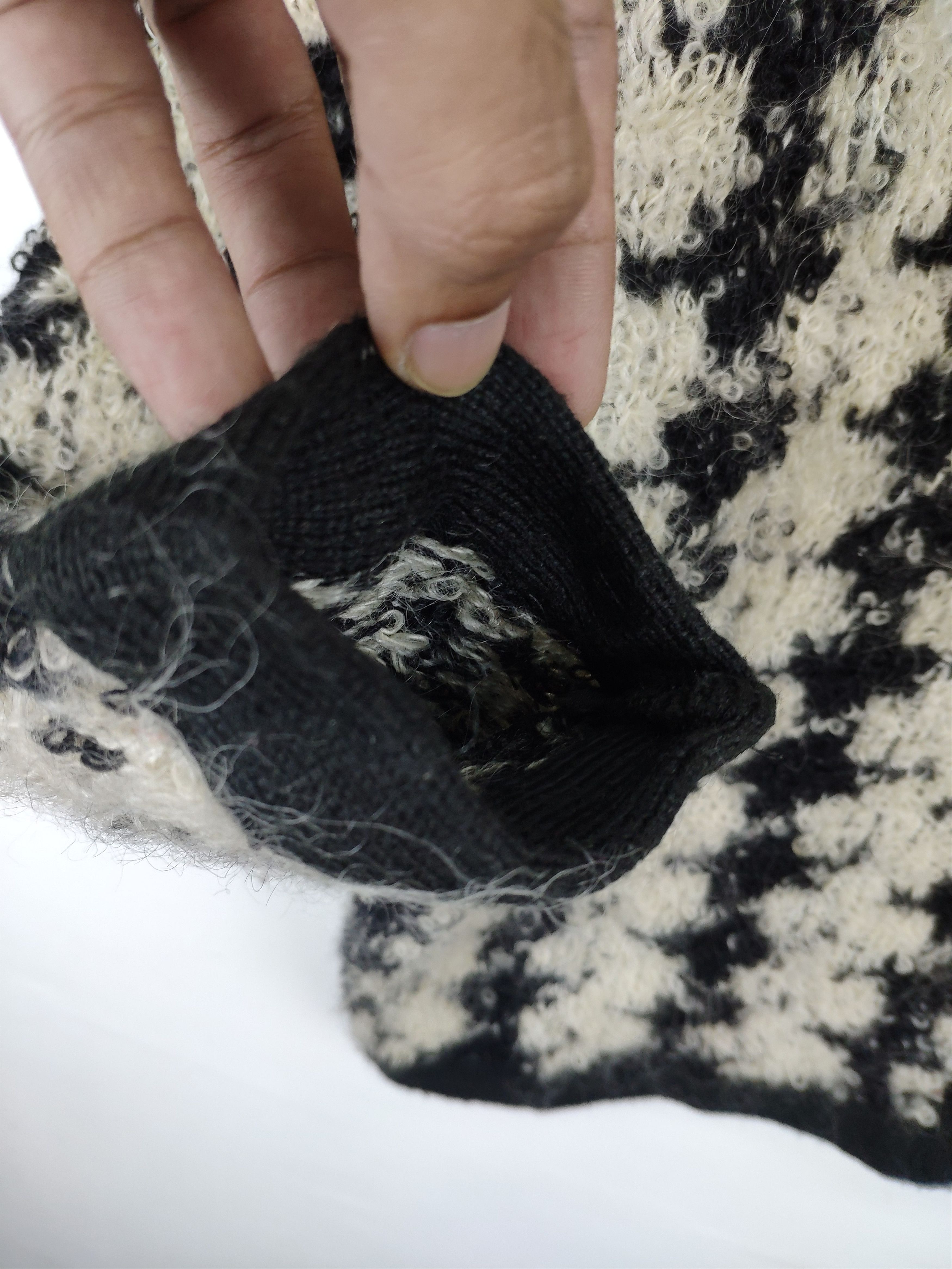 Japanese Brand Fuzzy Mohair Style Cardigan Sweater issey miyake style Size L / US 10 / IT 46 - 9 Thumbnail