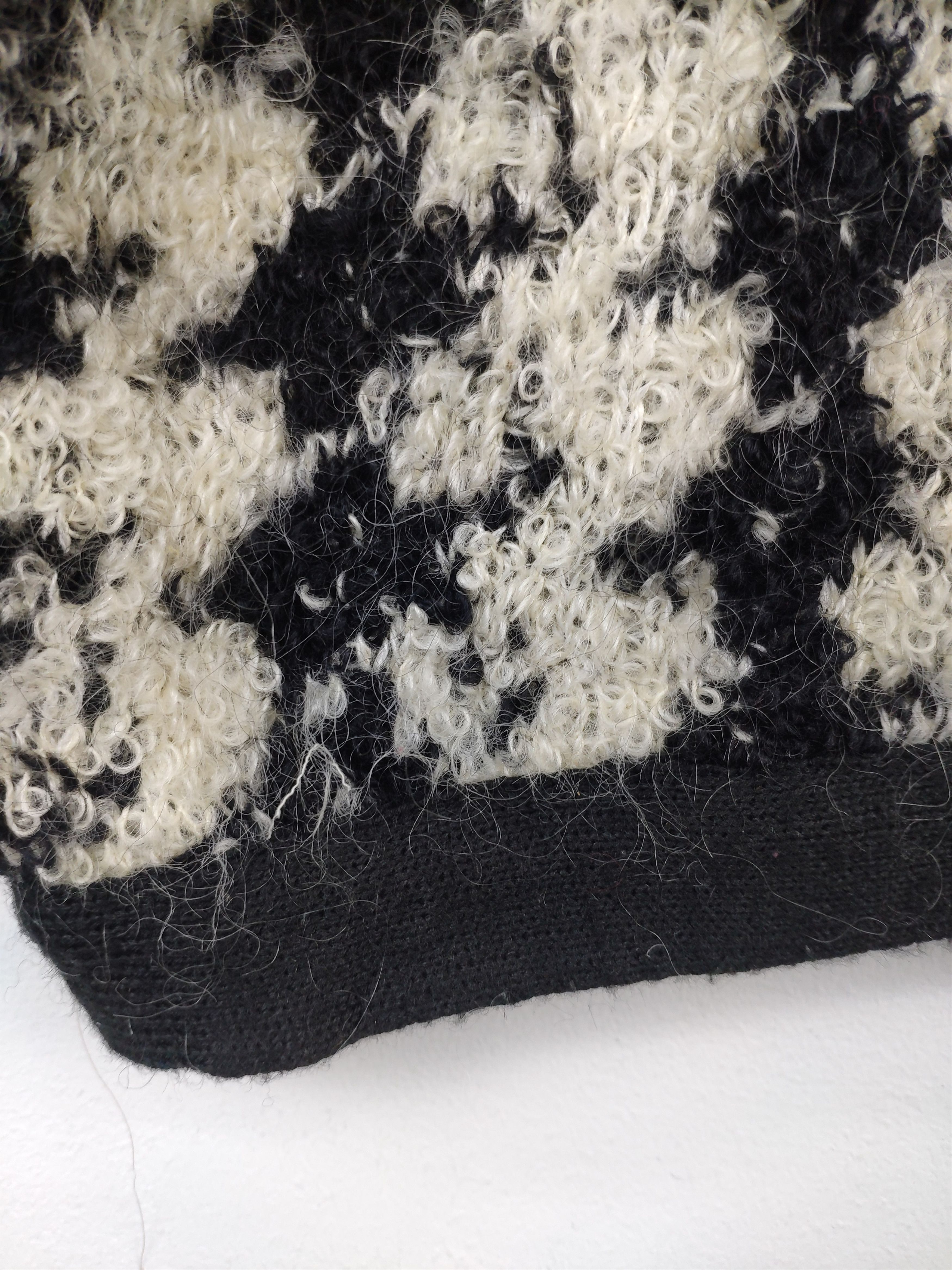 Japanese Brand Fuzzy Mohair Style Cardigan Sweater issey miyake style Size L / US 10 / IT 46 - 15 Thumbnail