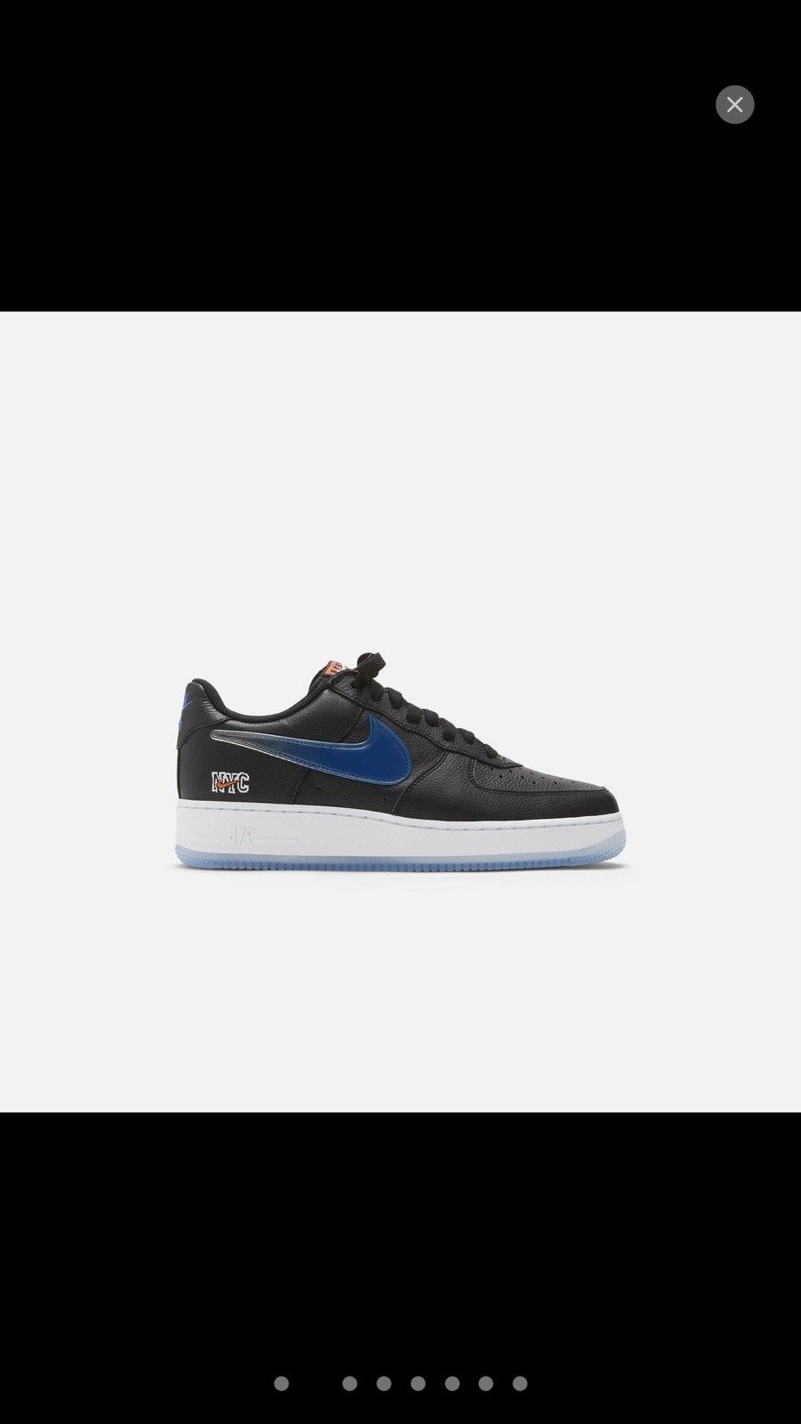 Kith × Nike Kith x Nike for New York Knicks Air Force 1 Size US 10.5 / EU 43-44 - 2 Thumbnail