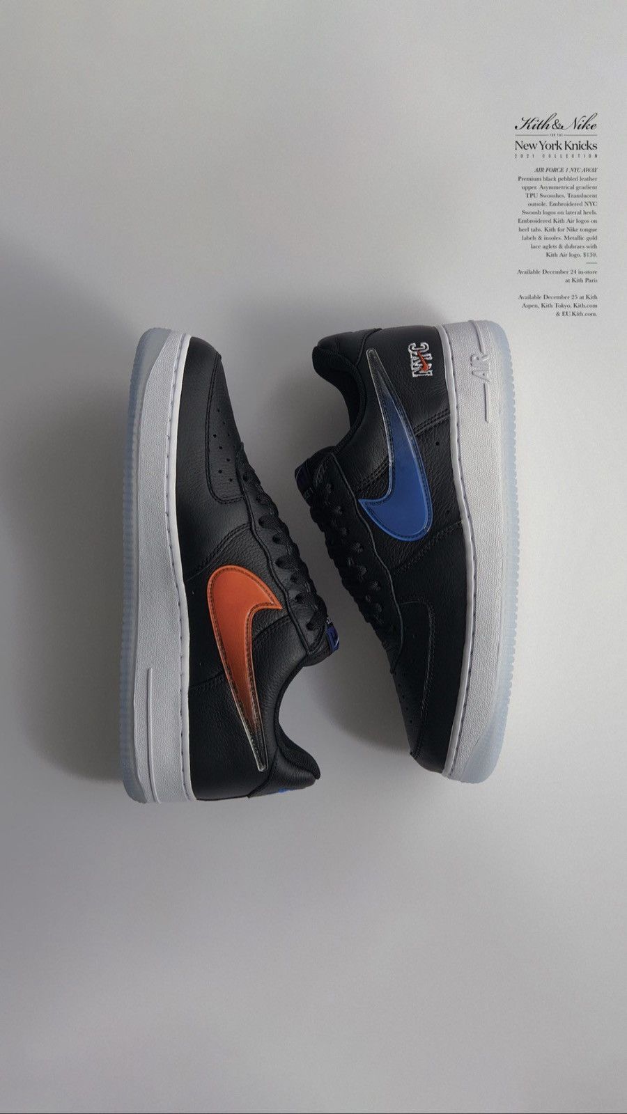 Kith × Nike Kith x Nike for New York Knicks Air Force 1 Size US 10.5 / EU 43-44 - 9 Thumbnail