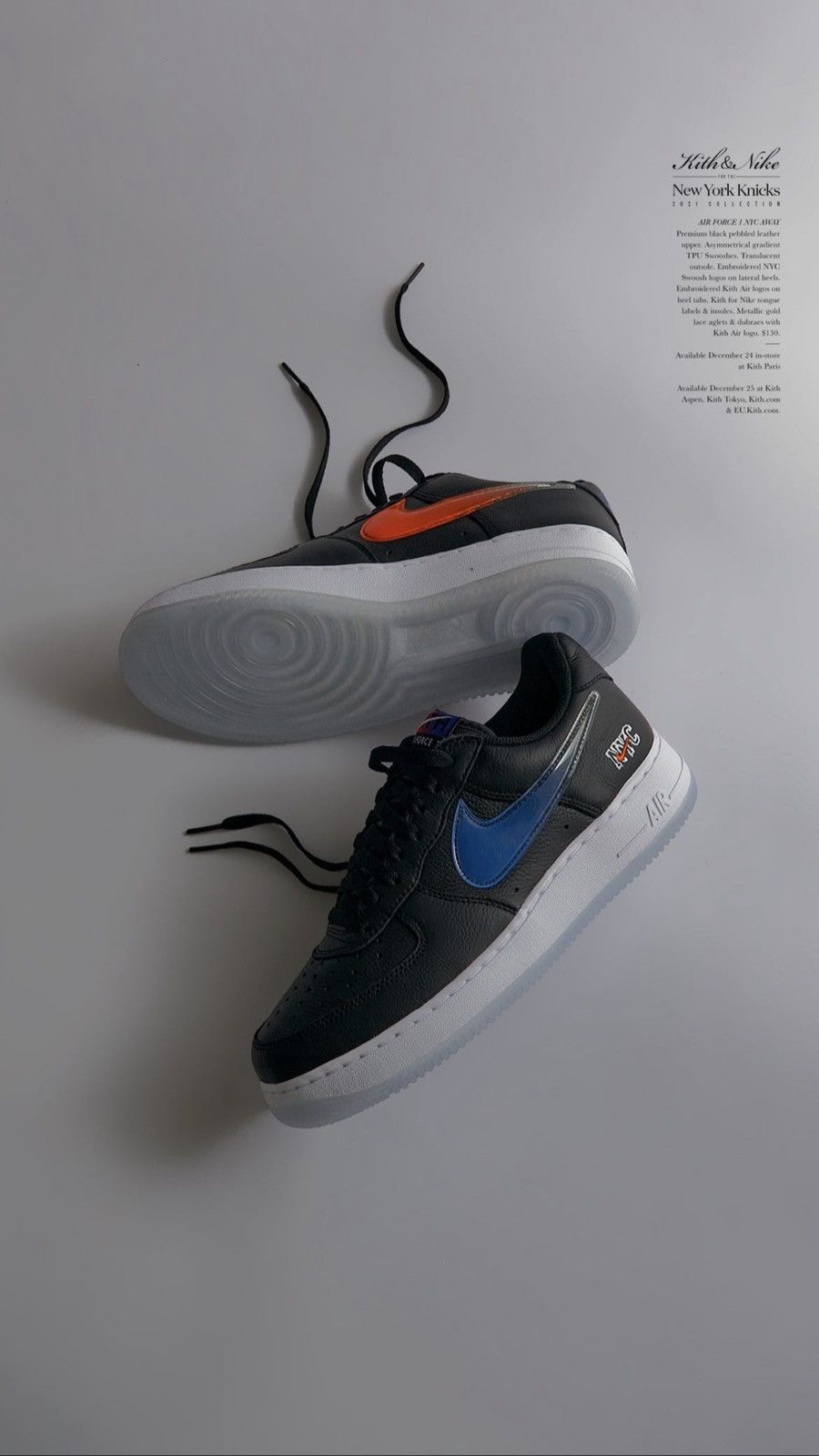 Kith × Nike Kith x Nike for New York Knicks Air Force 1 Size US 10.5 / EU 43-44 - 10 Thumbnail