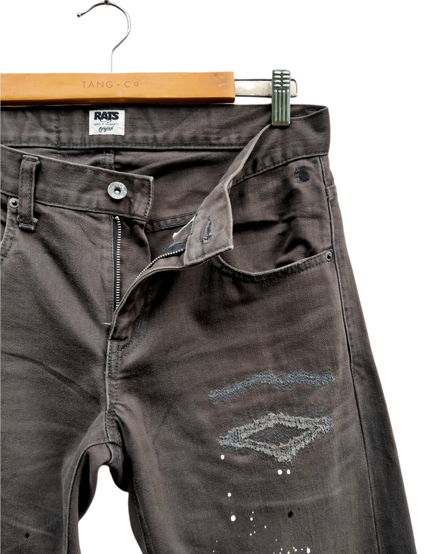 Neighborhood Rare!! Rats x Neighborhood Distressed Paint Splatter Pants Size US 31 - 9 Thumbnail