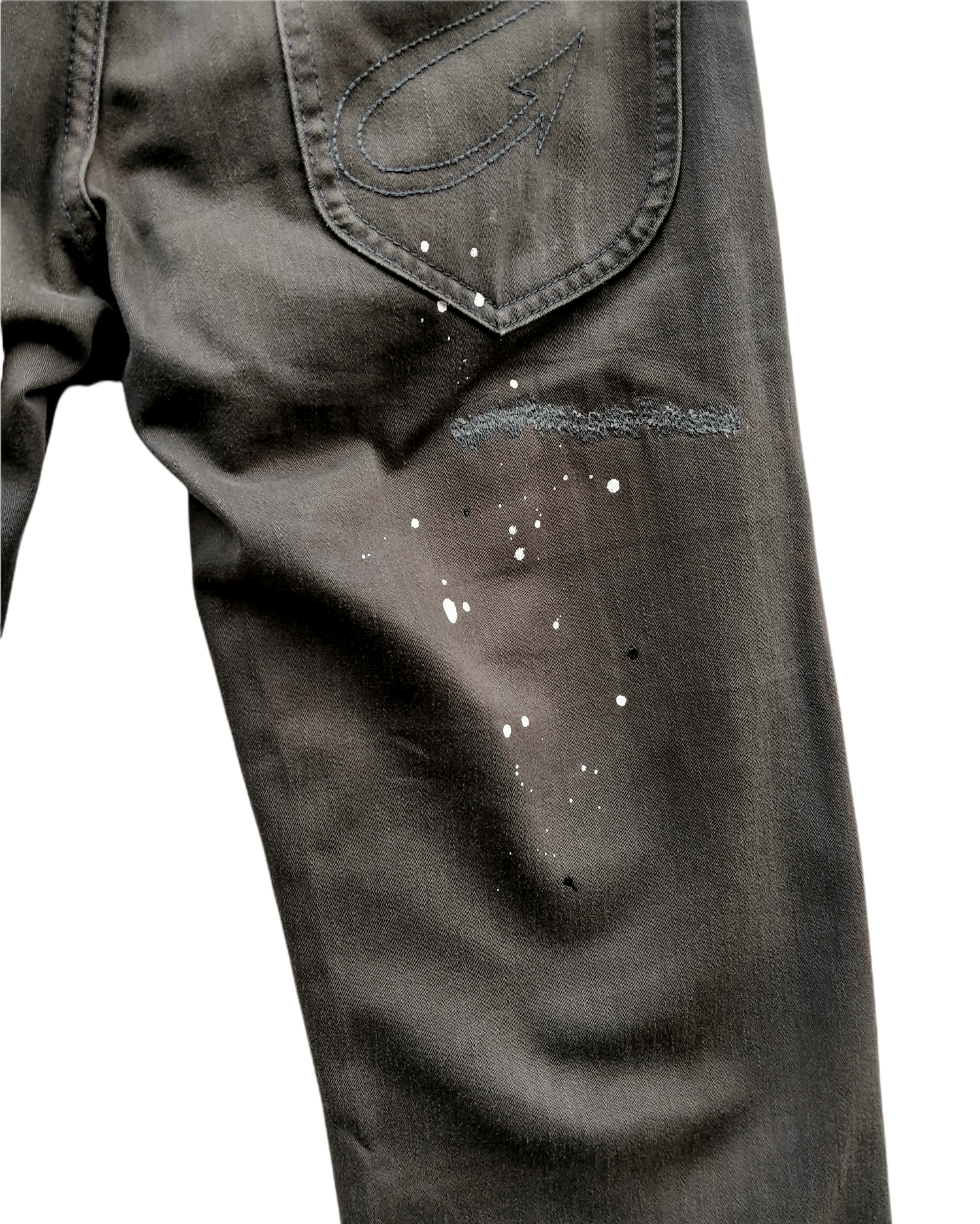 Neighborhood Rare!! Rats x Neighborhood Distressed Paint Splatter Pants Size US 31 - 14 Thumbnail