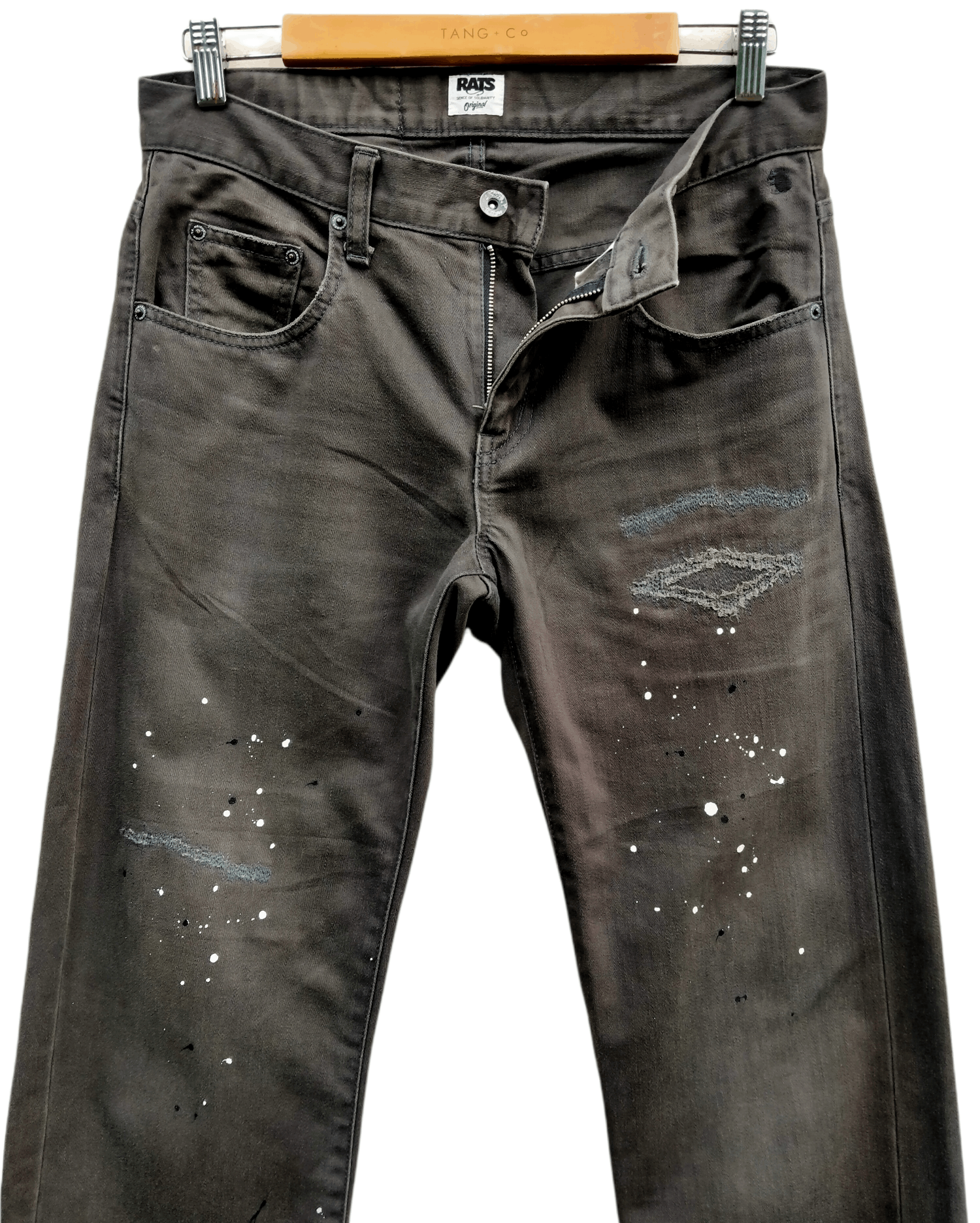 Neighborhood Rare!! Rats x Neighborhood Distressed Paint Splatter Pants Size US 31 - 5 Thumbnail