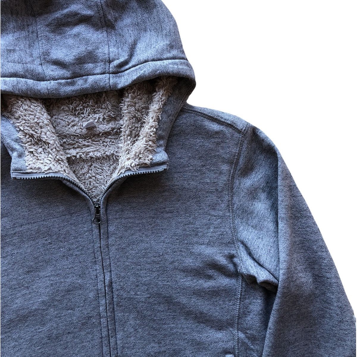 Japanese Brand Uniqlo Sweater Zipper Hoodie Sherpa Fleece Lining Size US M / EU 48-50 / 2 - 3 Thumbnail