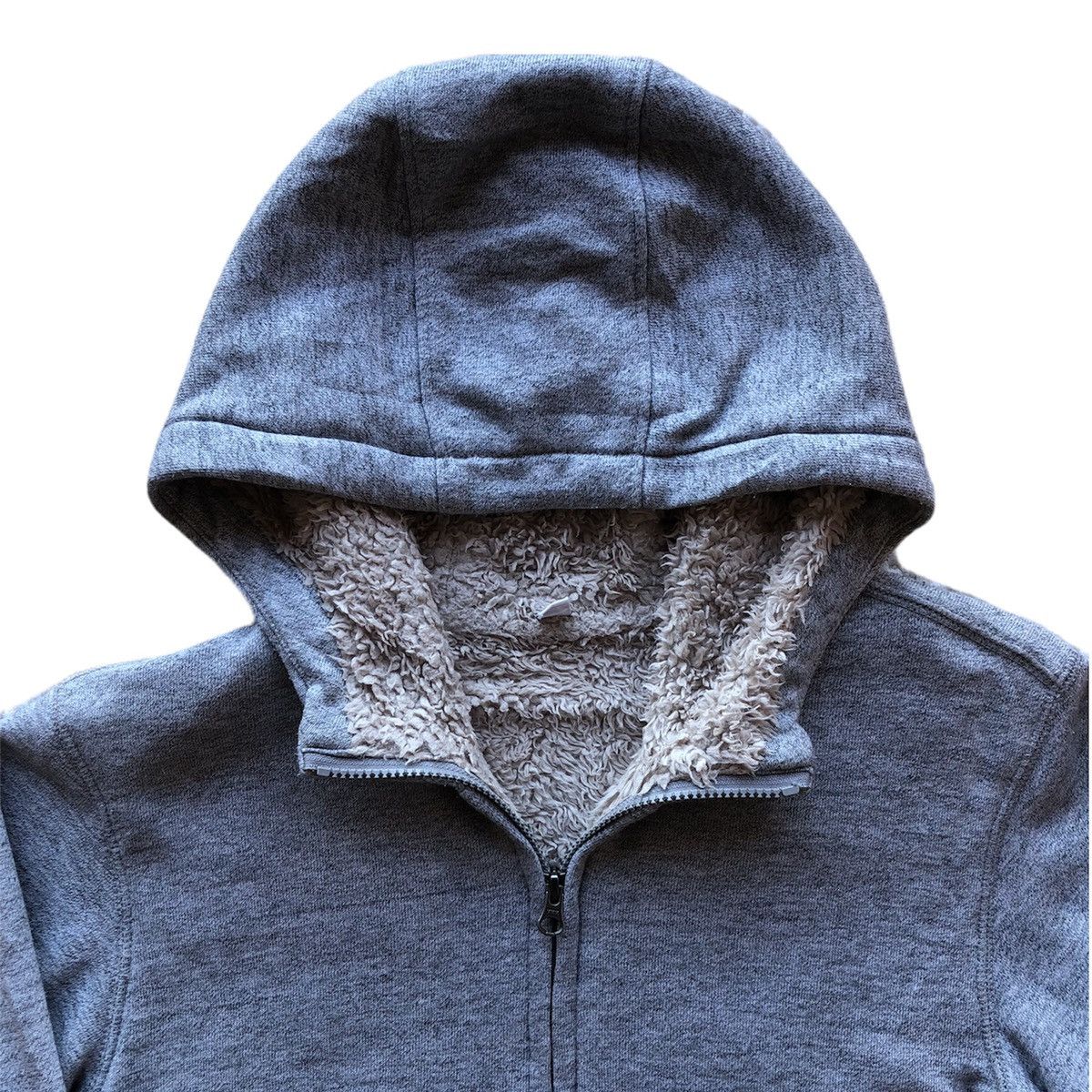 Japanese Brand Uniqlo Sweater Zipper Hoodie Sherpa Fleece Lining Size US M / EU 48-50 / 2 - 2 Thumbnail