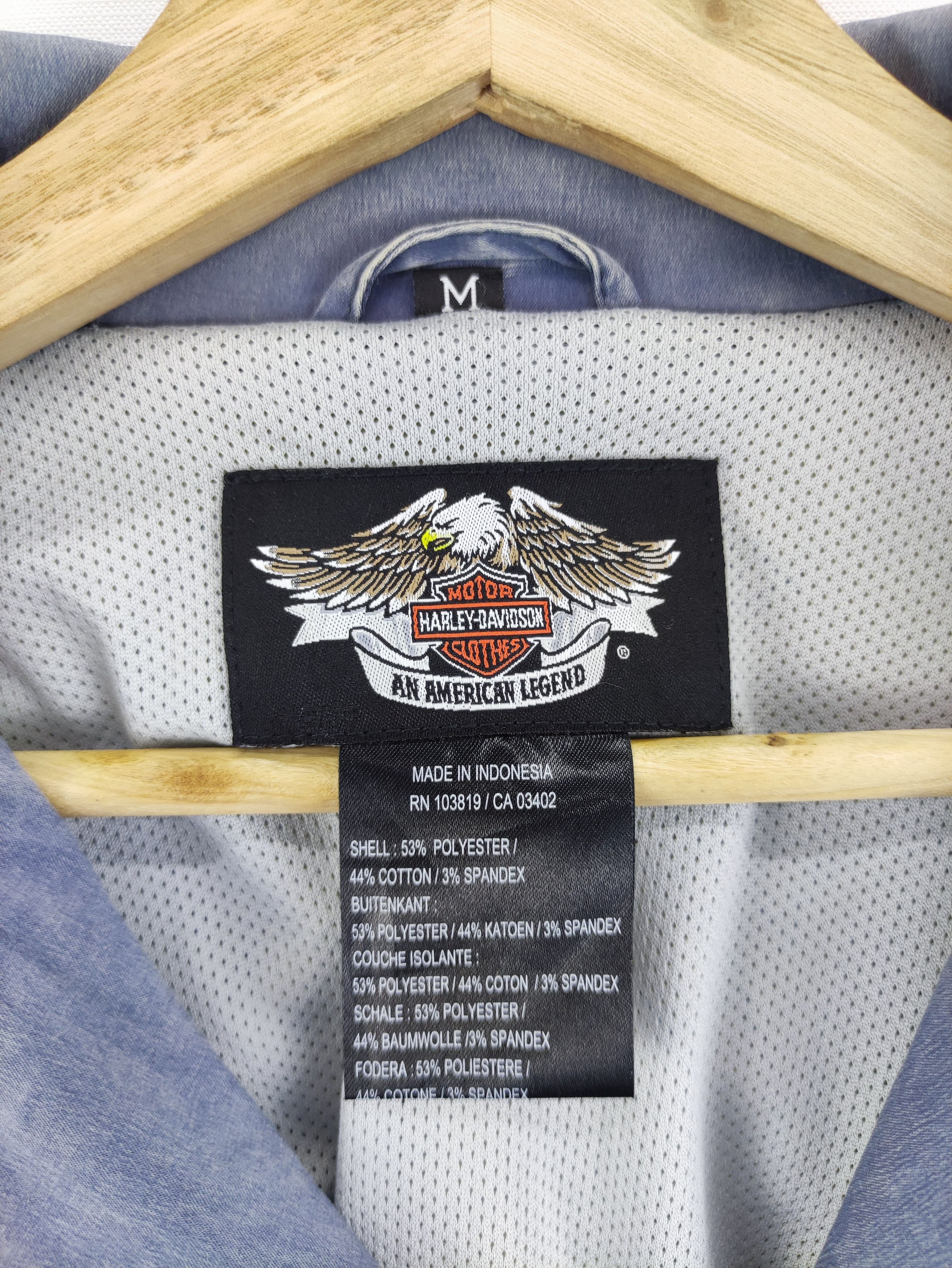 Harley Davidson Vintage Harley Davidson Bike Jacket Zipper Size US M / EU 48-50 / 2 - 3 Thumbnail