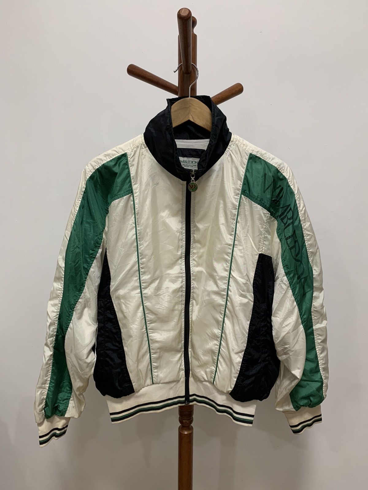 Japanese Brand Vintage Wimbledon Zipper Jacket Size US M / EU 48-50 / 2 - 1 Thumbnail