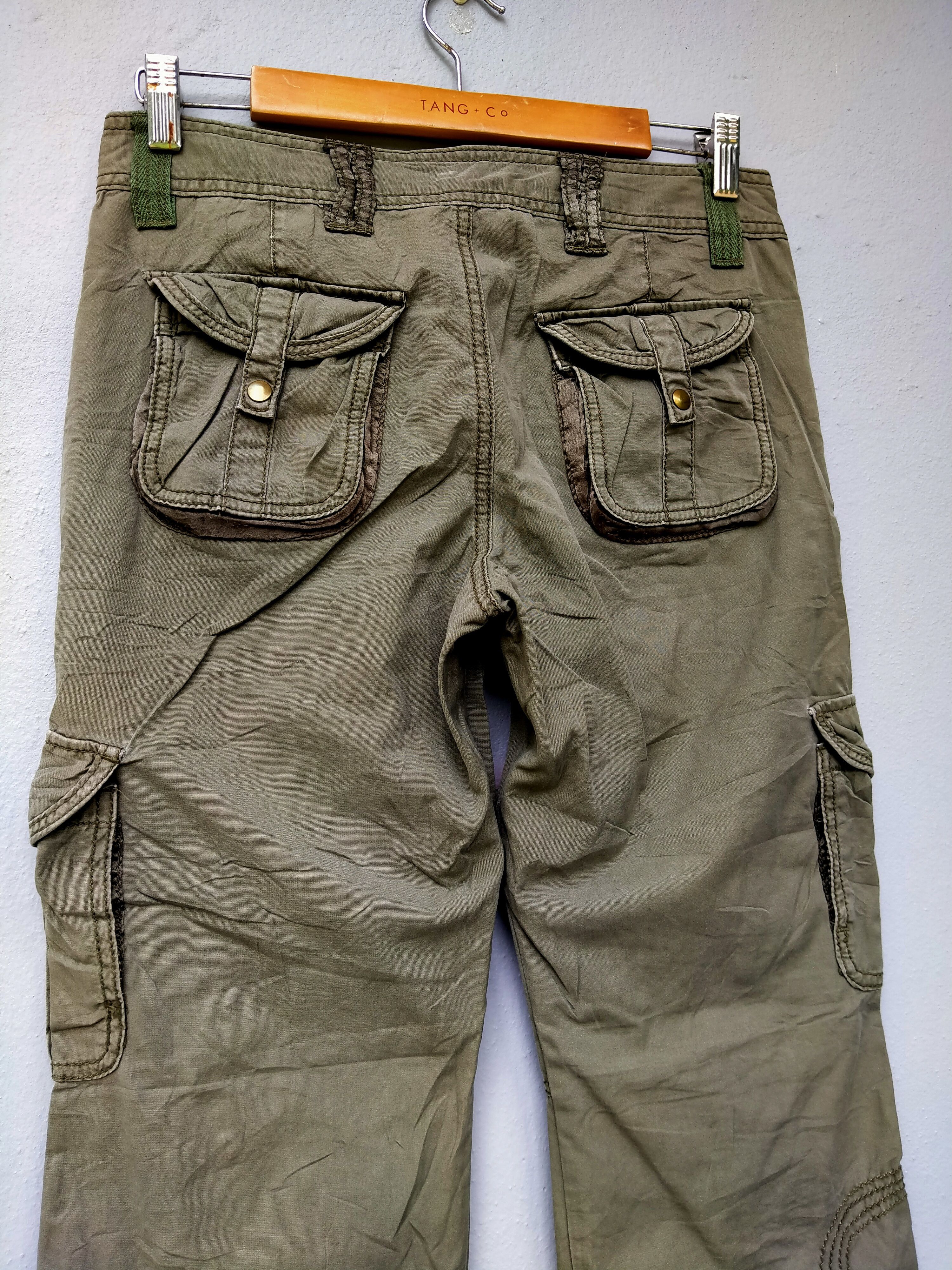 Michel Klein Vintage Michel Klein Cargo Parachute Drawstring Trouser Pant Size US 31 - 7 Thumbnail