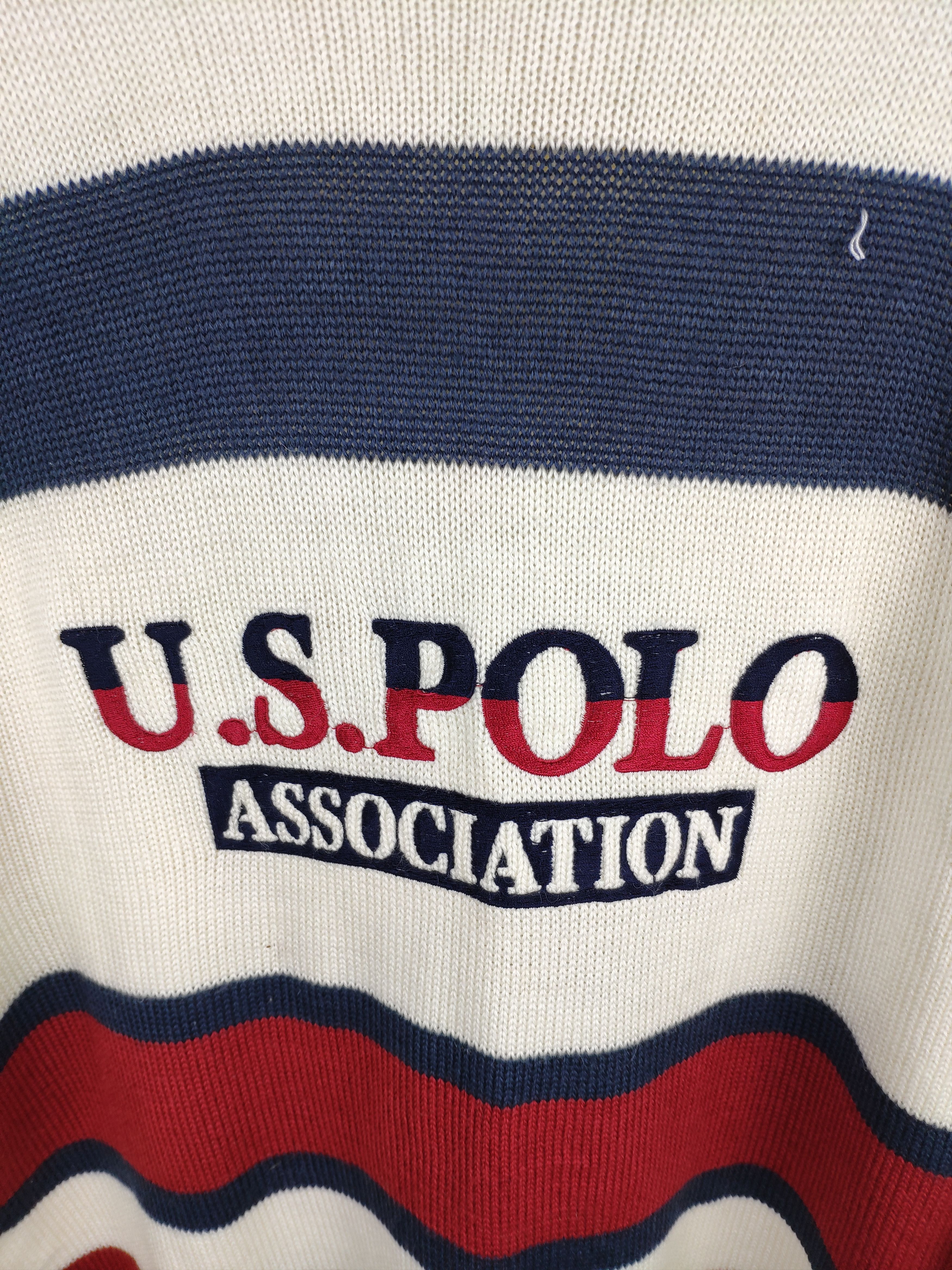 Aran Isles Knitwear × U.S. Polo Assn. × Vintage Polo Wool Knit Sweater US Polo Association Size US L / EU 52-54 / 3 - 2 Thumbnail
